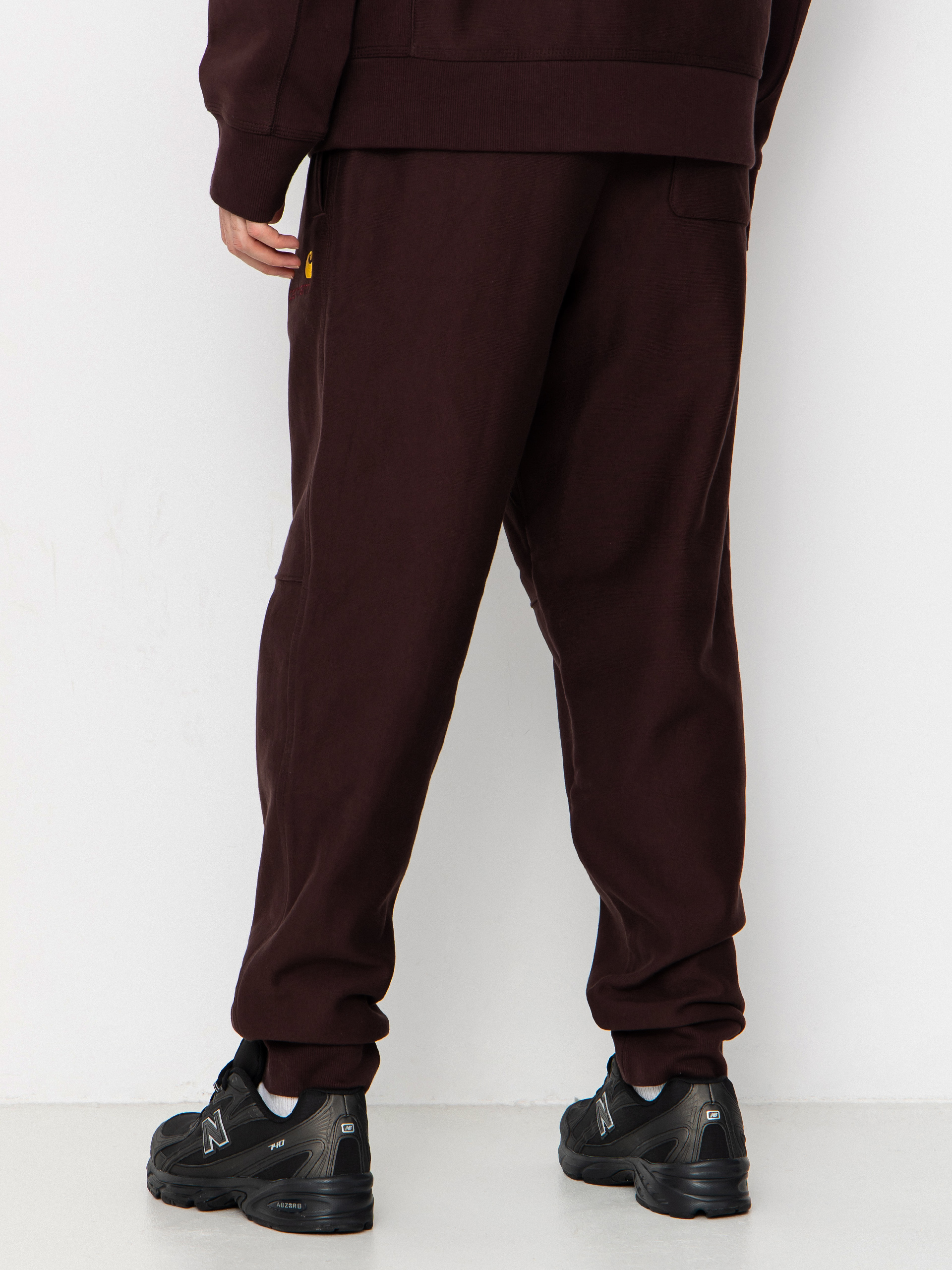 Pantaloni Carhartt WIP American Script Jogging (palisander)