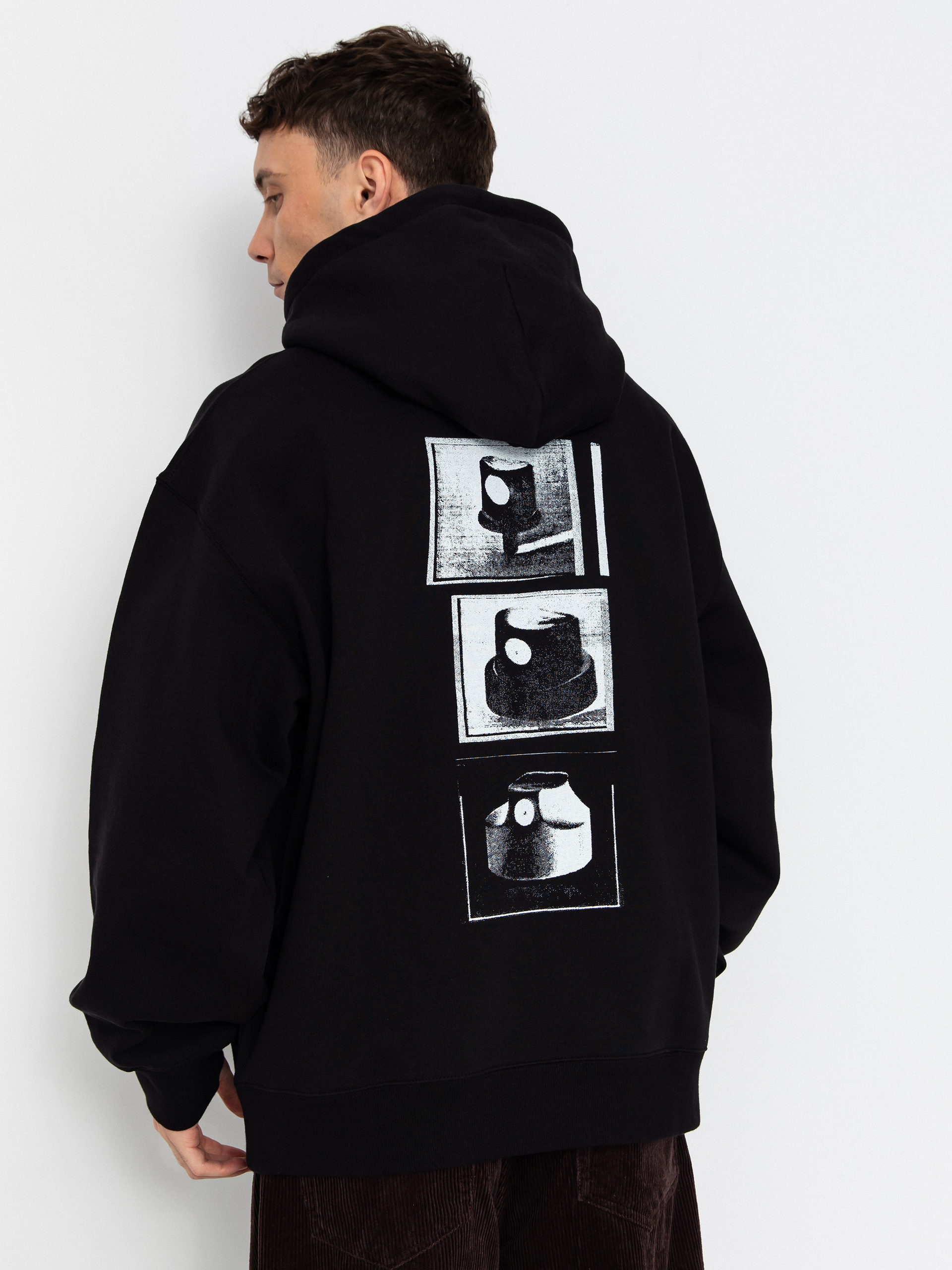 Hanorac cu glugă Carhartt WIP Caps HD (black)