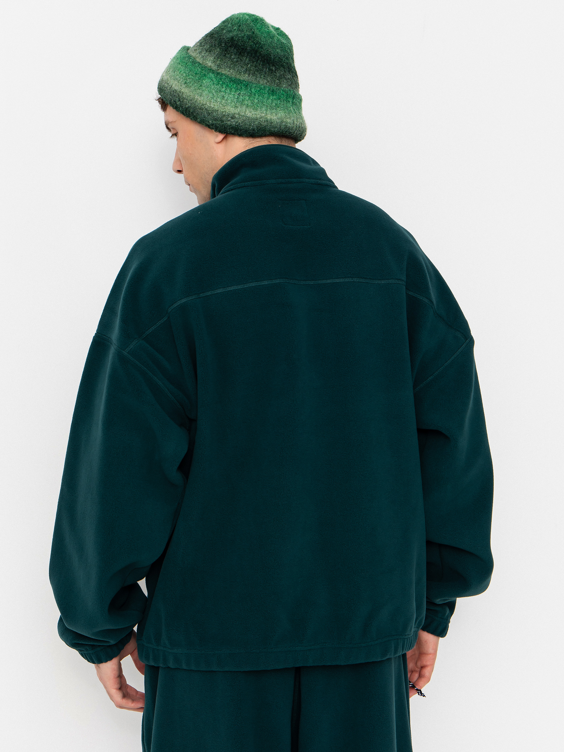 Pulover Polar Skate Ivan Half Zip (dark emerald)