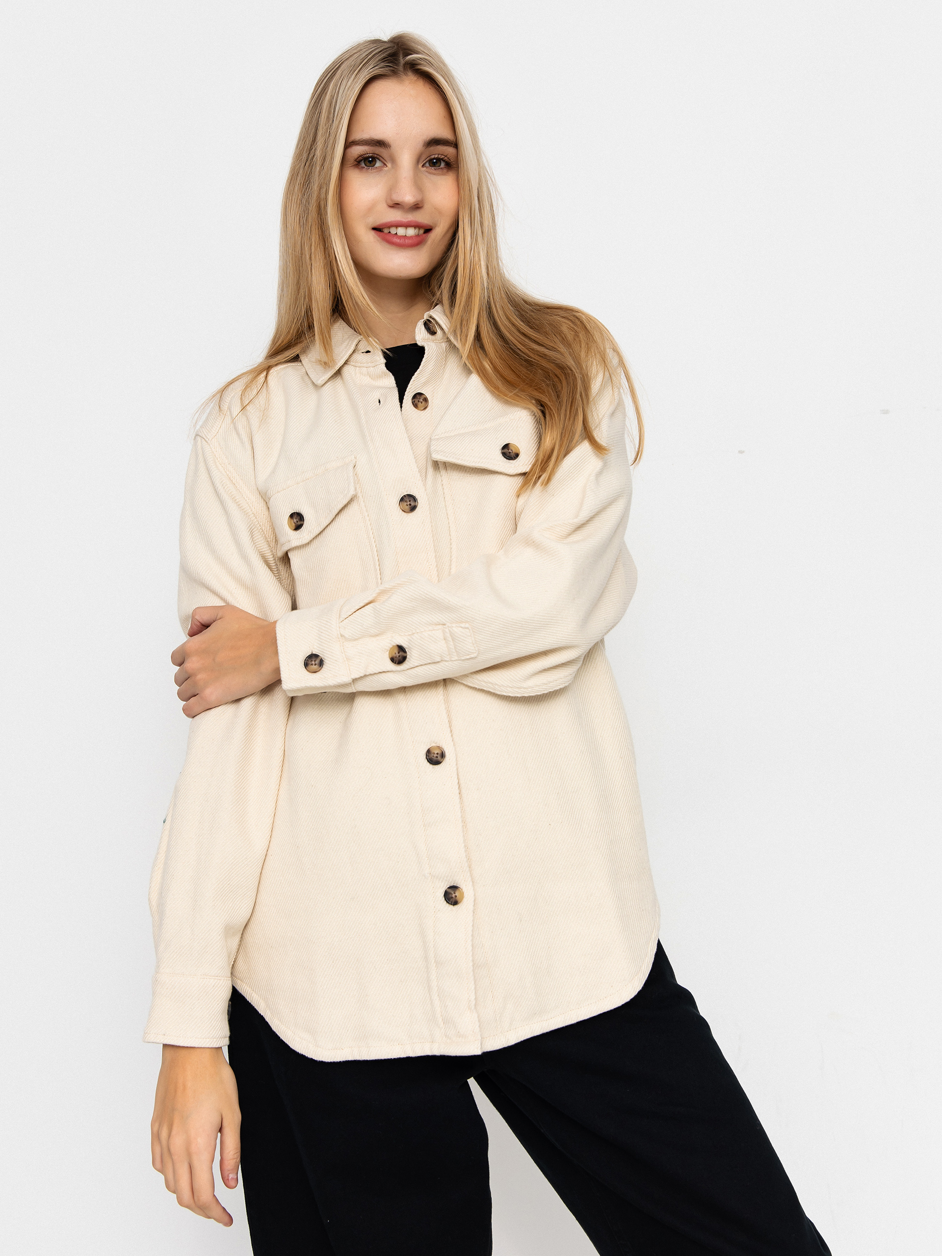 Geacă Patagonia Fjord Loft Overshirt Wmn (undyed natural)