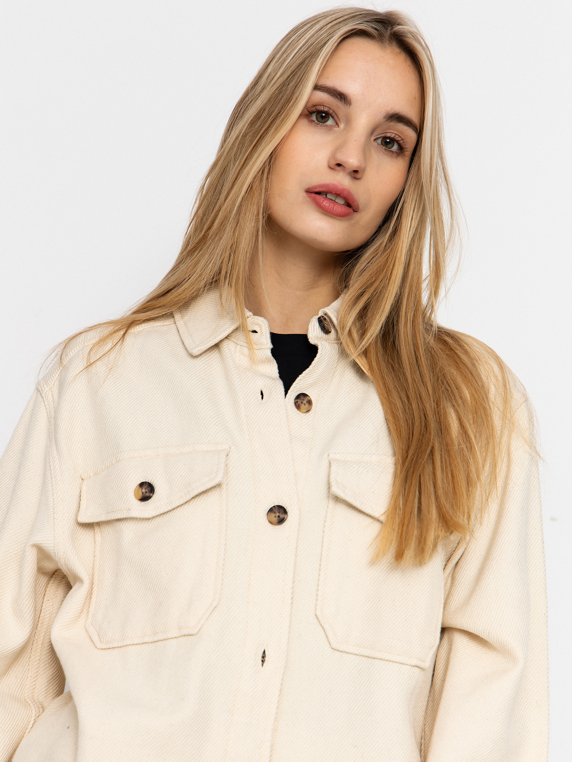 Geacă Patagonia Fjord Loft Overshirt Wmn (undyed natural)