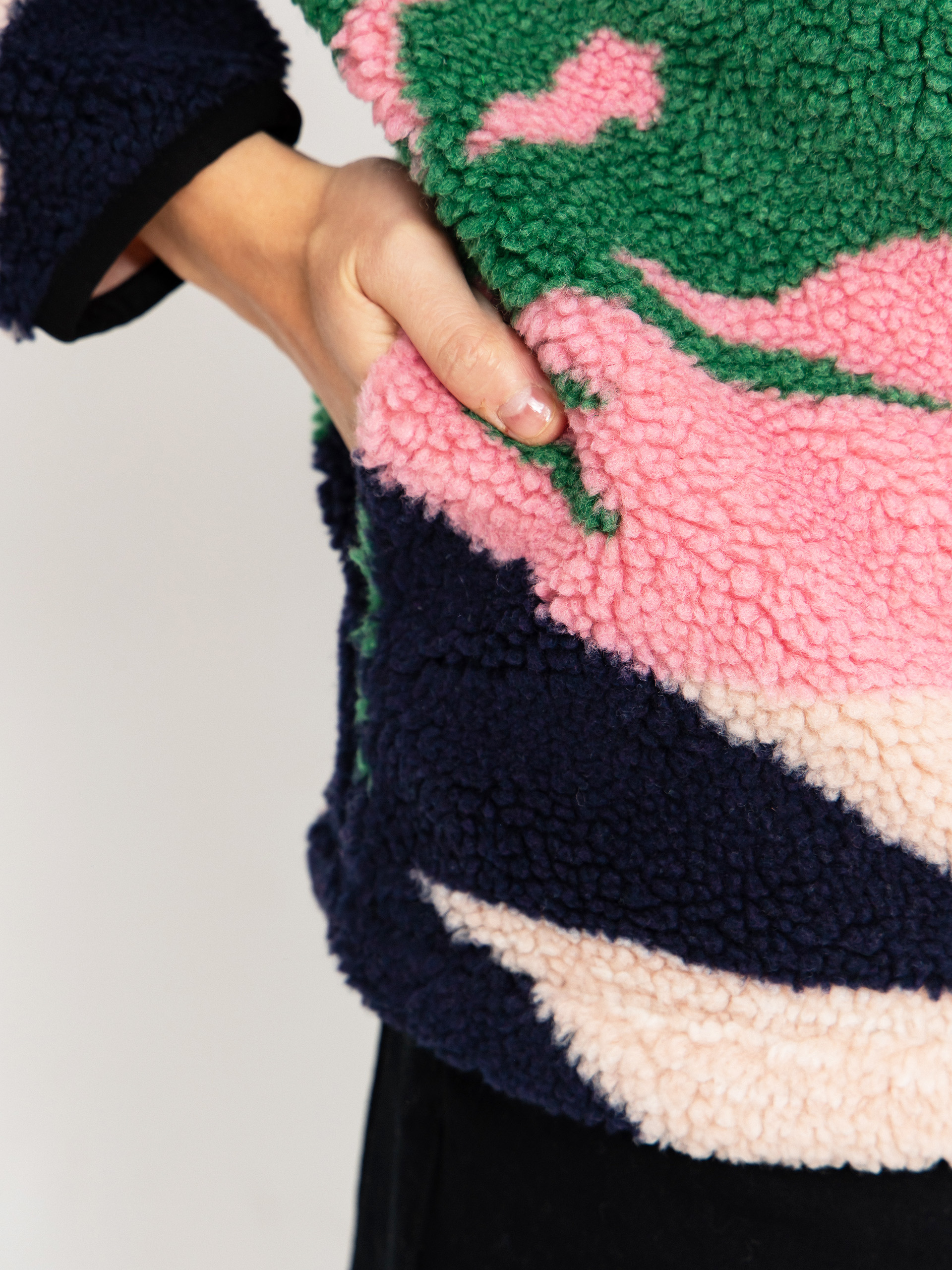 Pentru femei Hanorac din fleece Picture Nyss (cloudy landscape women)