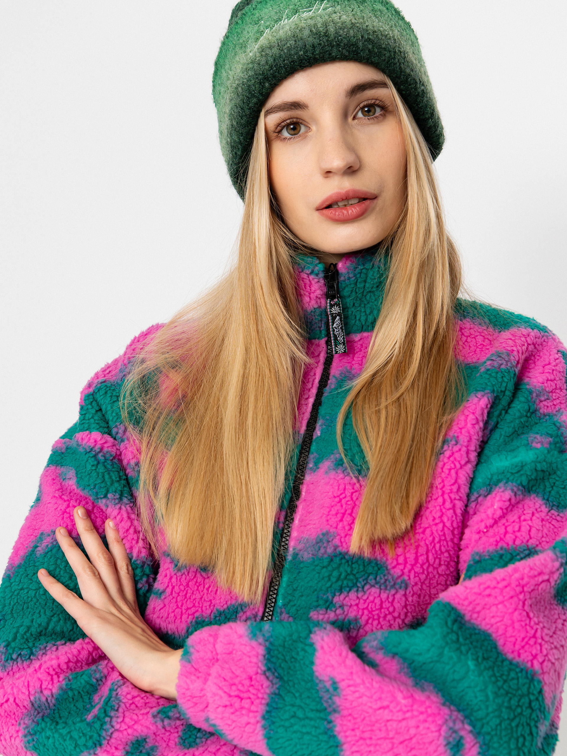 Pentru femei Hanorac din fleece Picture Gypsi (retro bliss print)