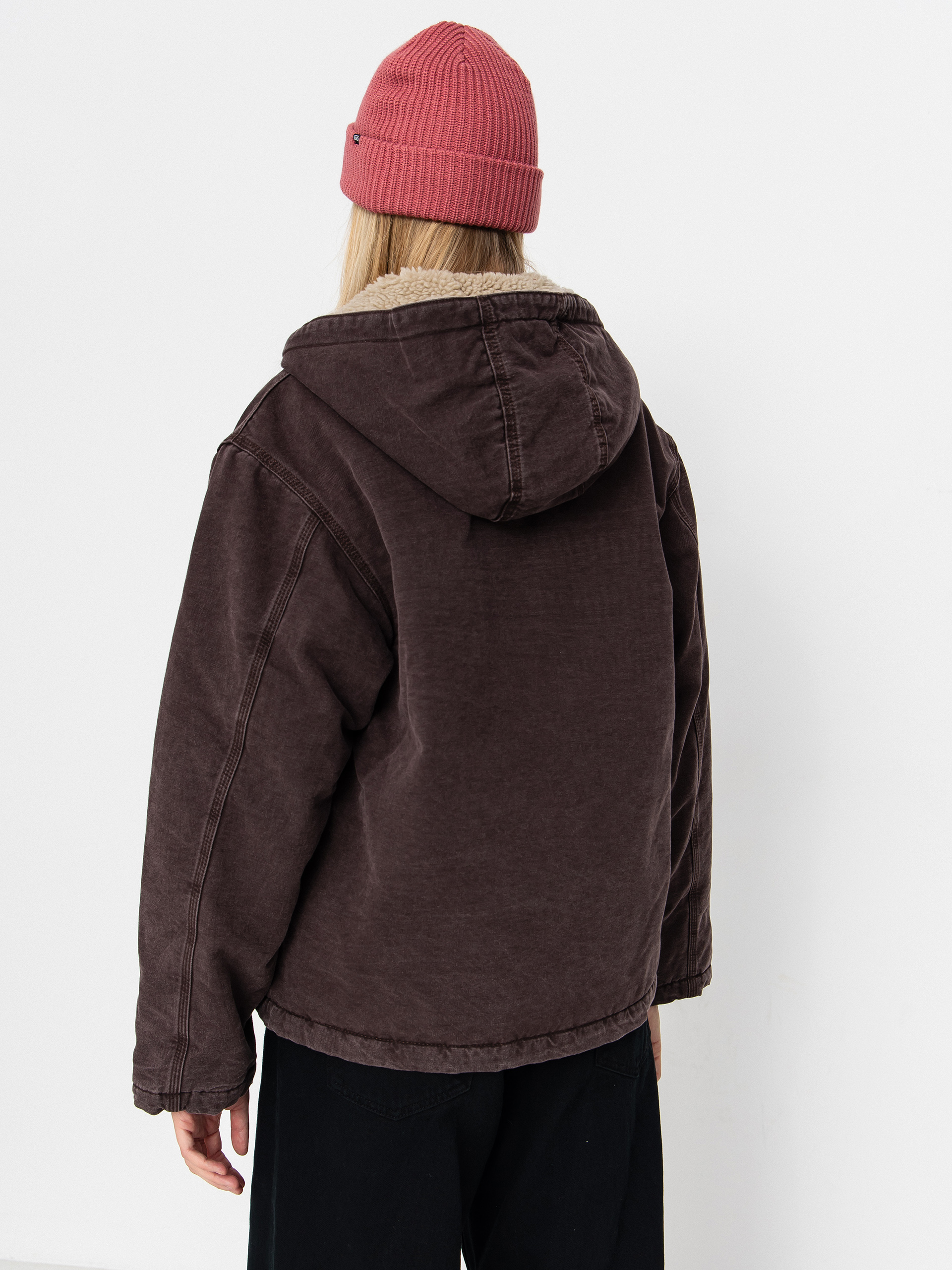Geacă Carhartt WIP Hooded Mitch Wmn (palisander)