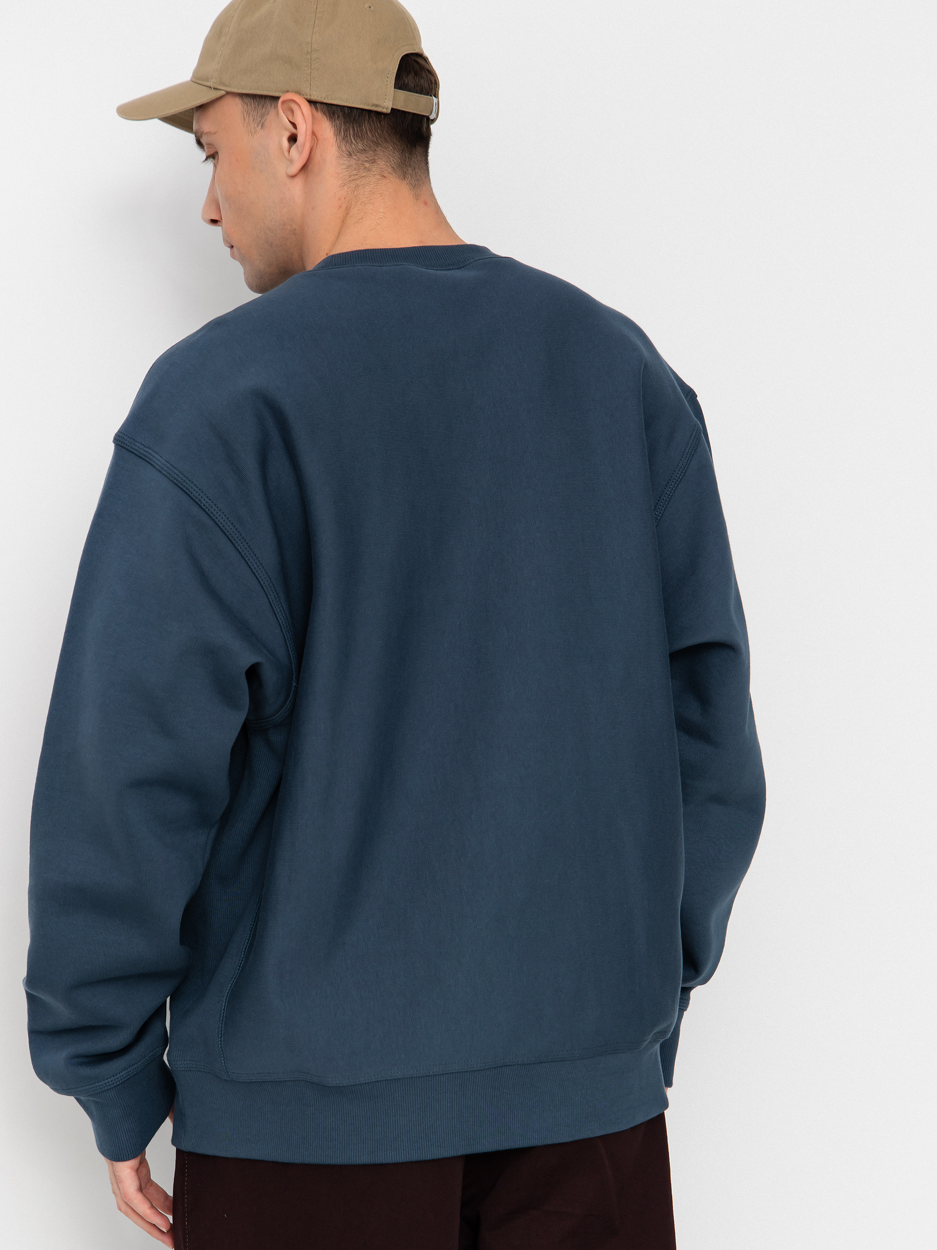 Hanorac Carhartt WIP American Script (office blue)