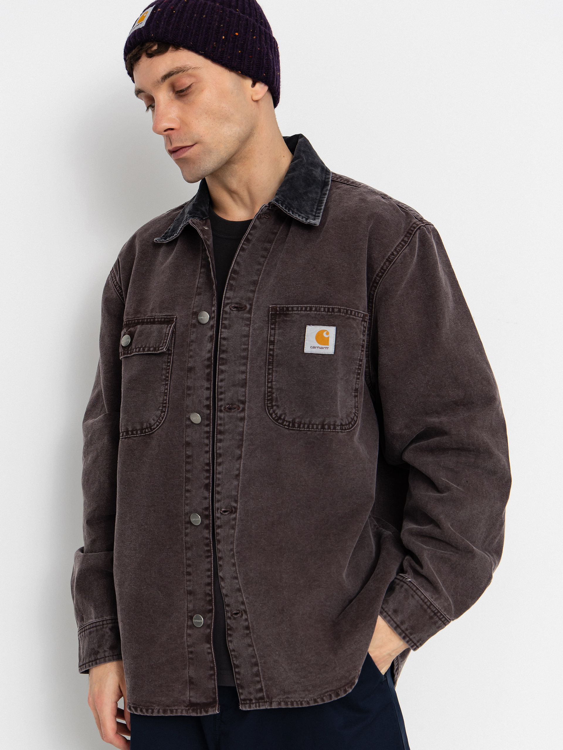 Geacă Carhartt WIP Mitch (palisander/black)