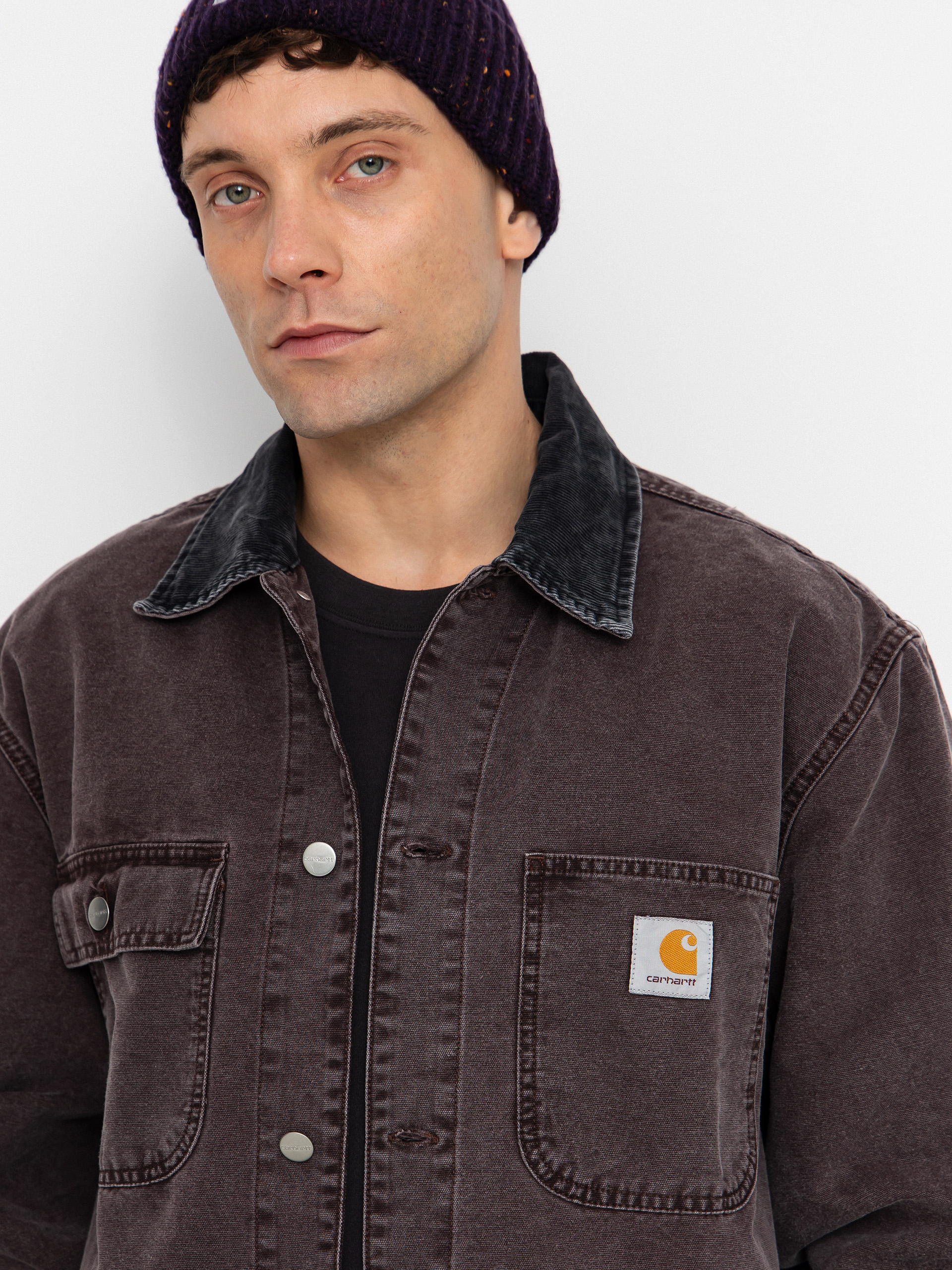 Geacă Carhartt WIP Mitch (palisander/black)