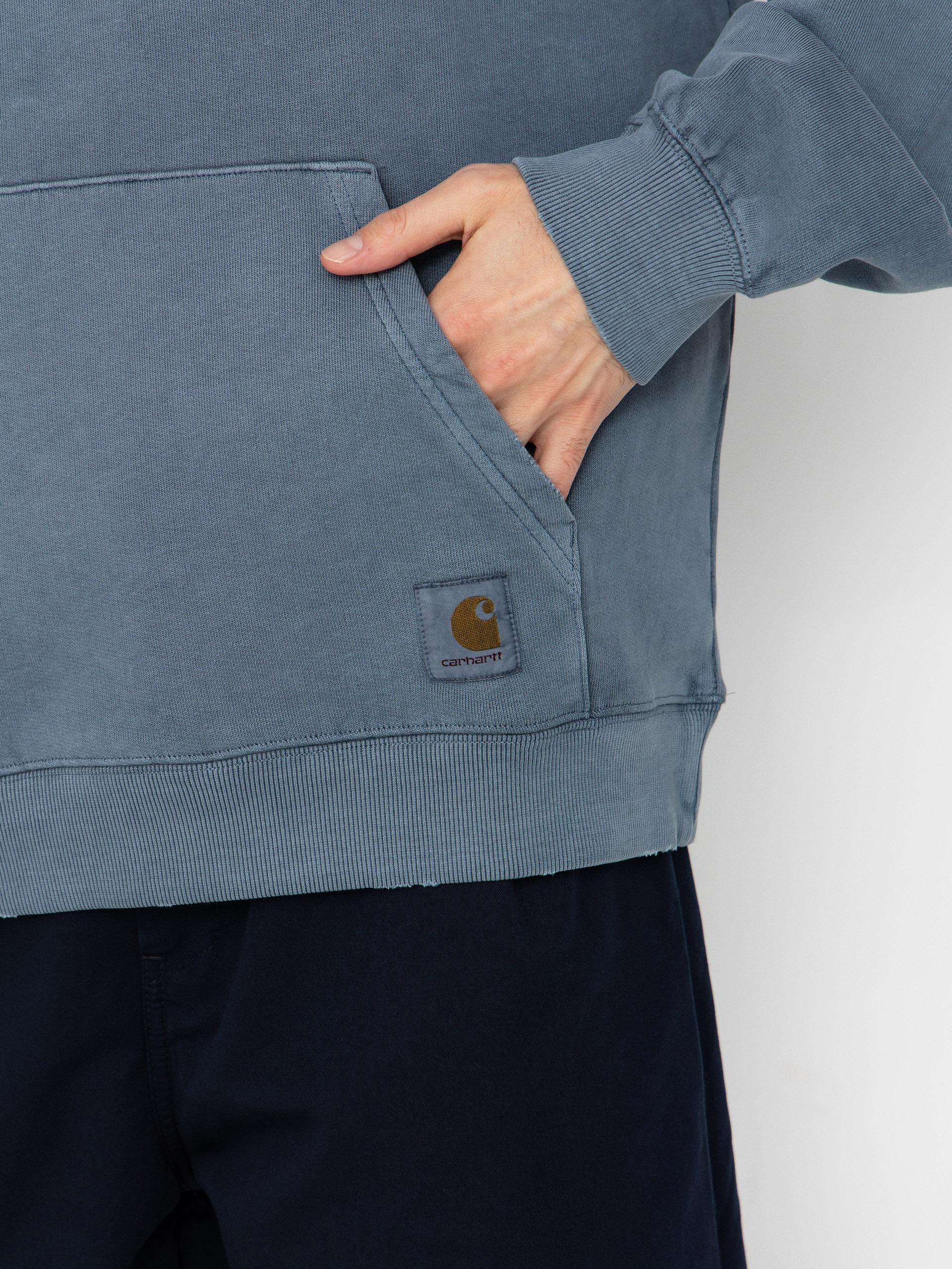 Hanorac cu glugă Carhartt WIP Torion HD (office blue)