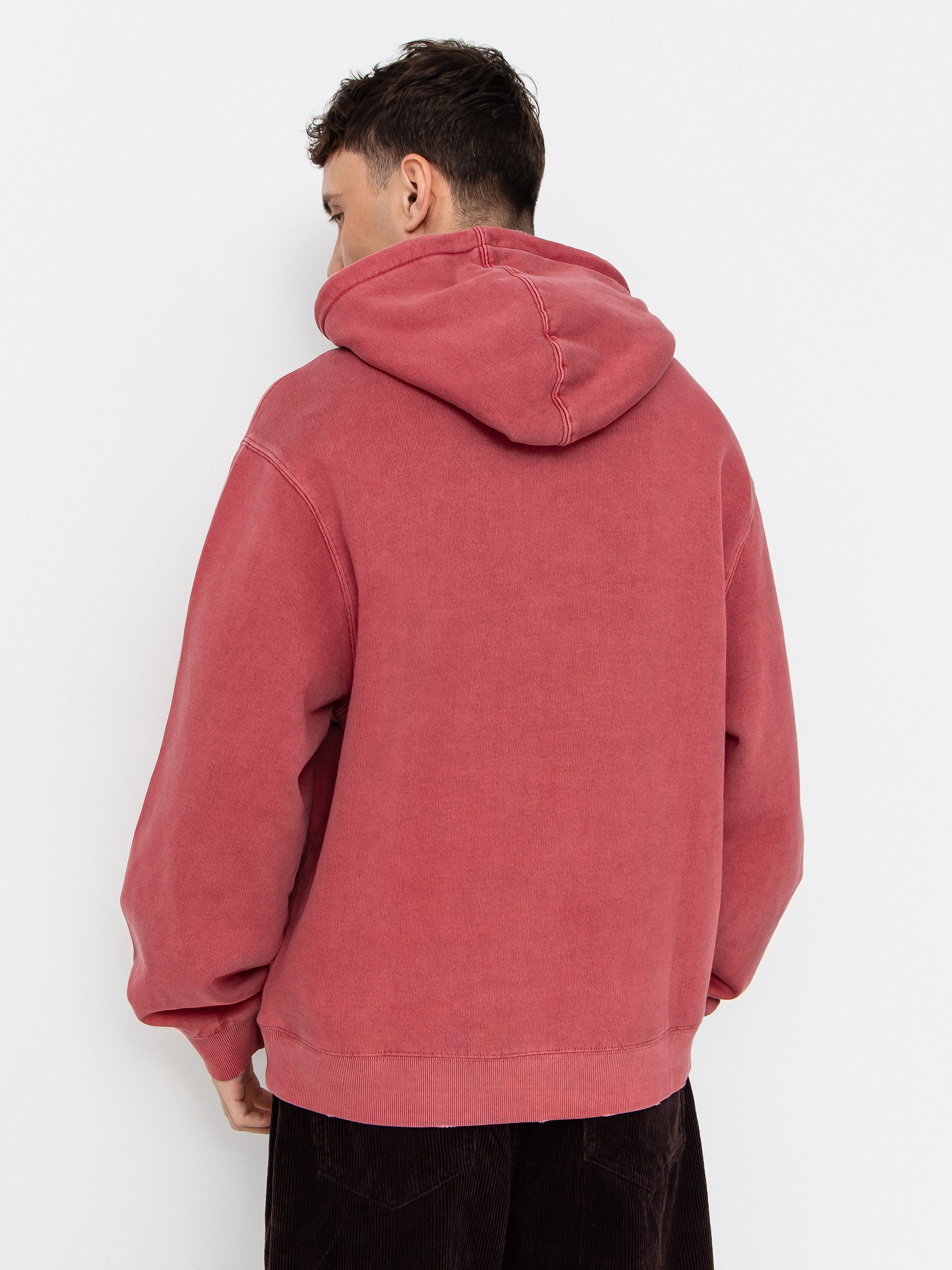 Hanorac cu glugă Carhartt WIP Torion HD (marsala)
