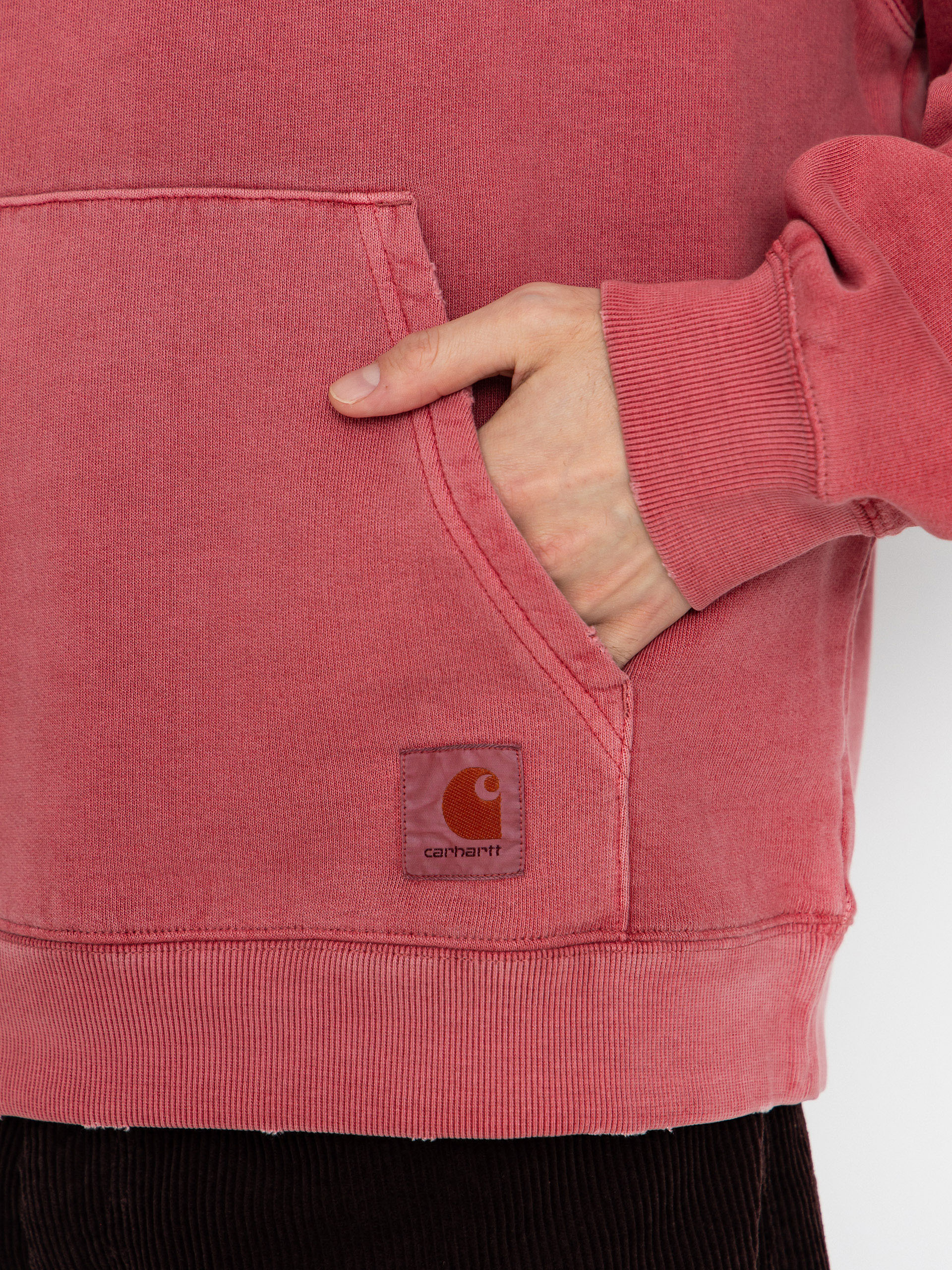 Hanorac cu glugă Carhartt WIP Torion HD (marsala)