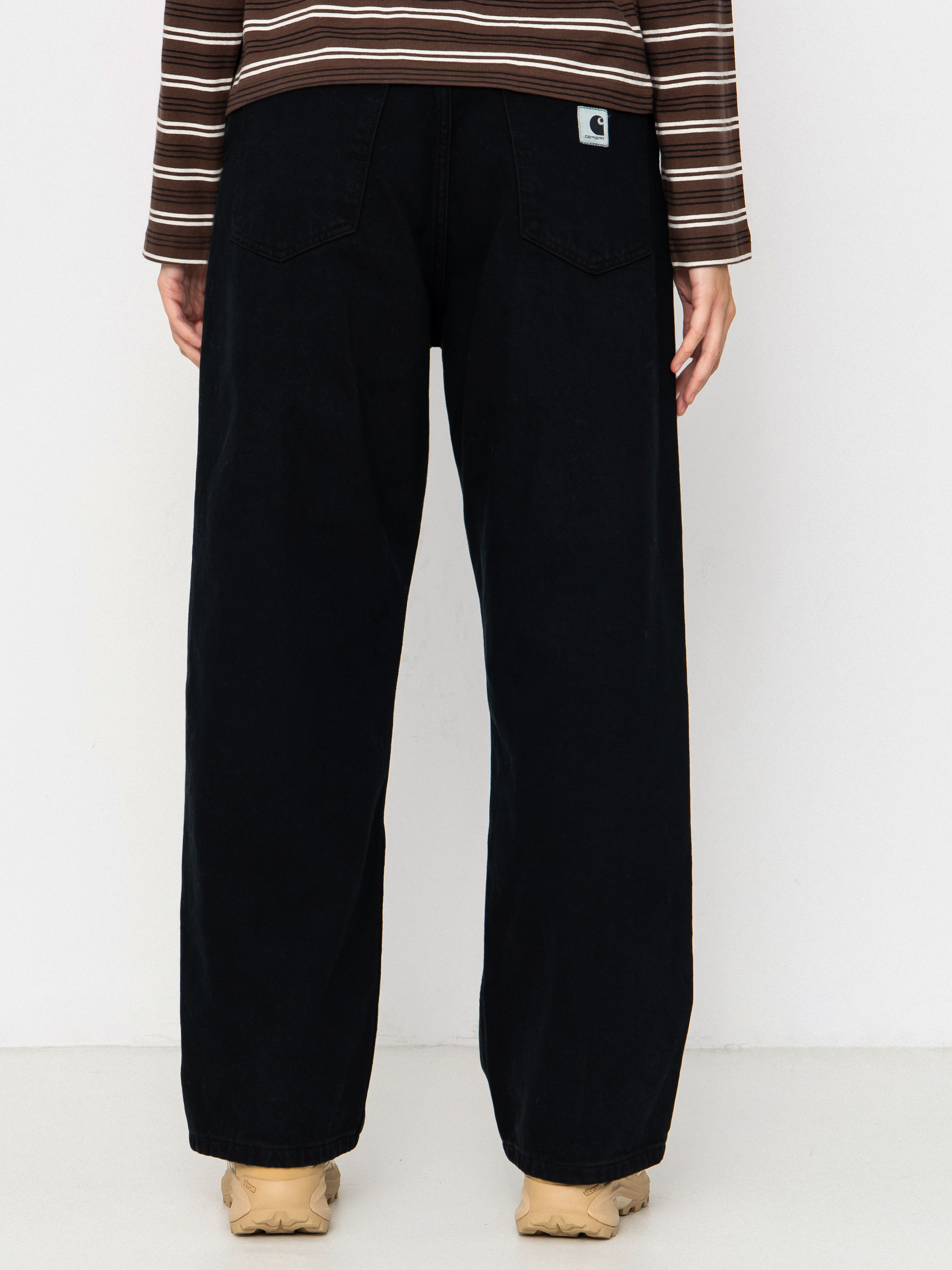 Pantaloni Carhartt WIP Brandon Wmn (blue/midnight wash)
