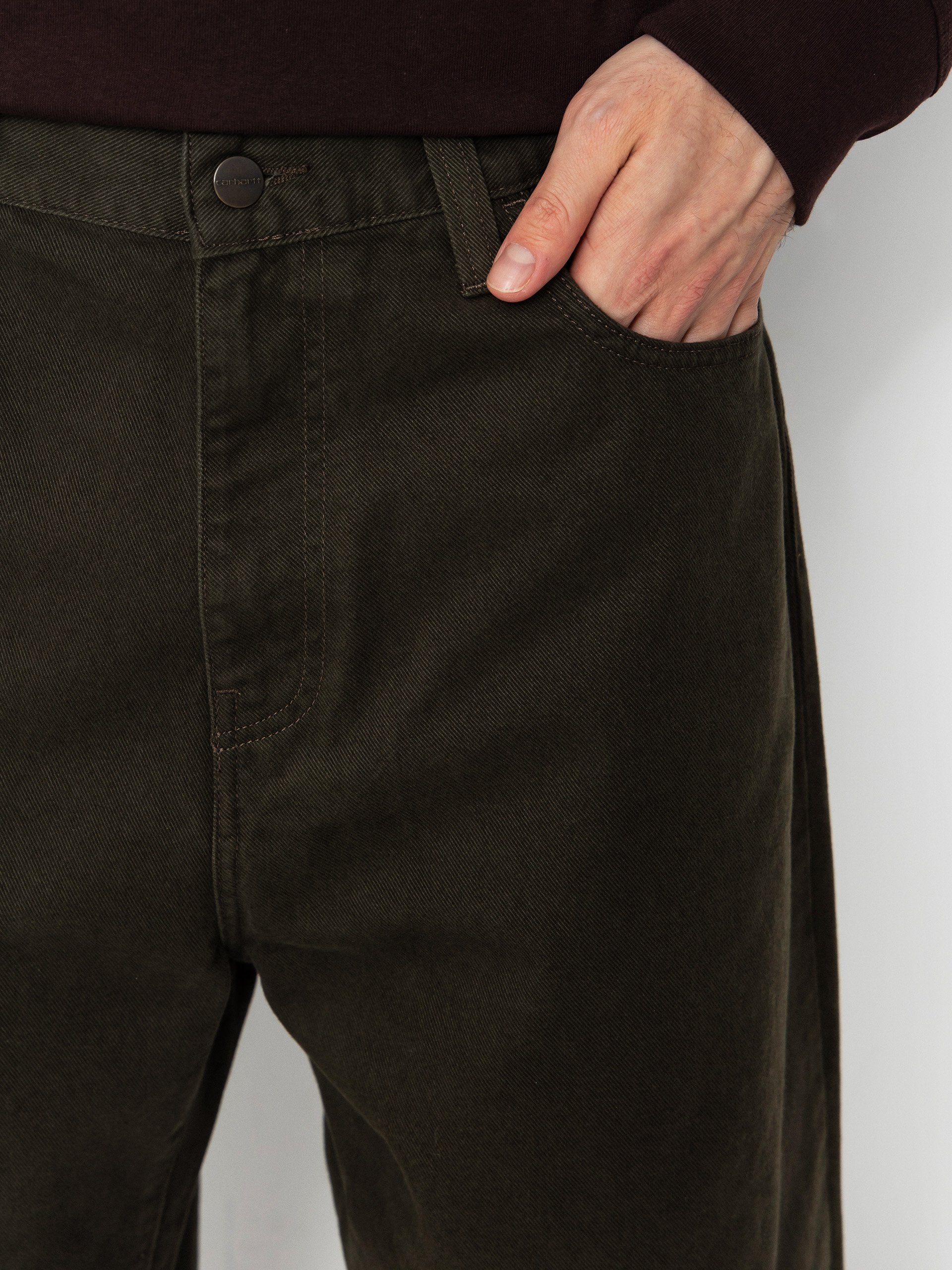 Pantaloni Carhartt WIP Landon (cypress/rinsed)