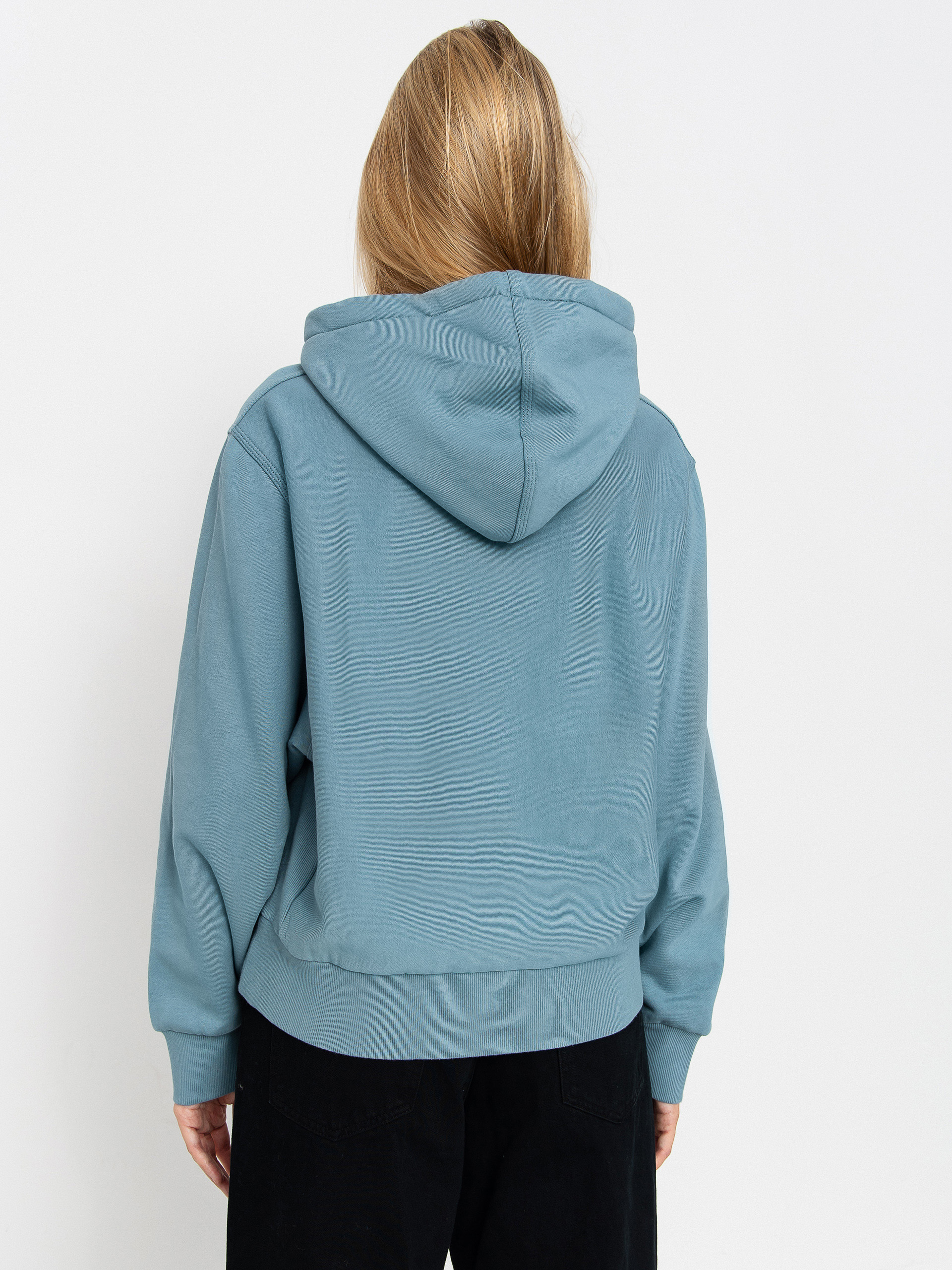 Hanorac cu glugă Carhartt WIP American Script HD Wmn (citadel)