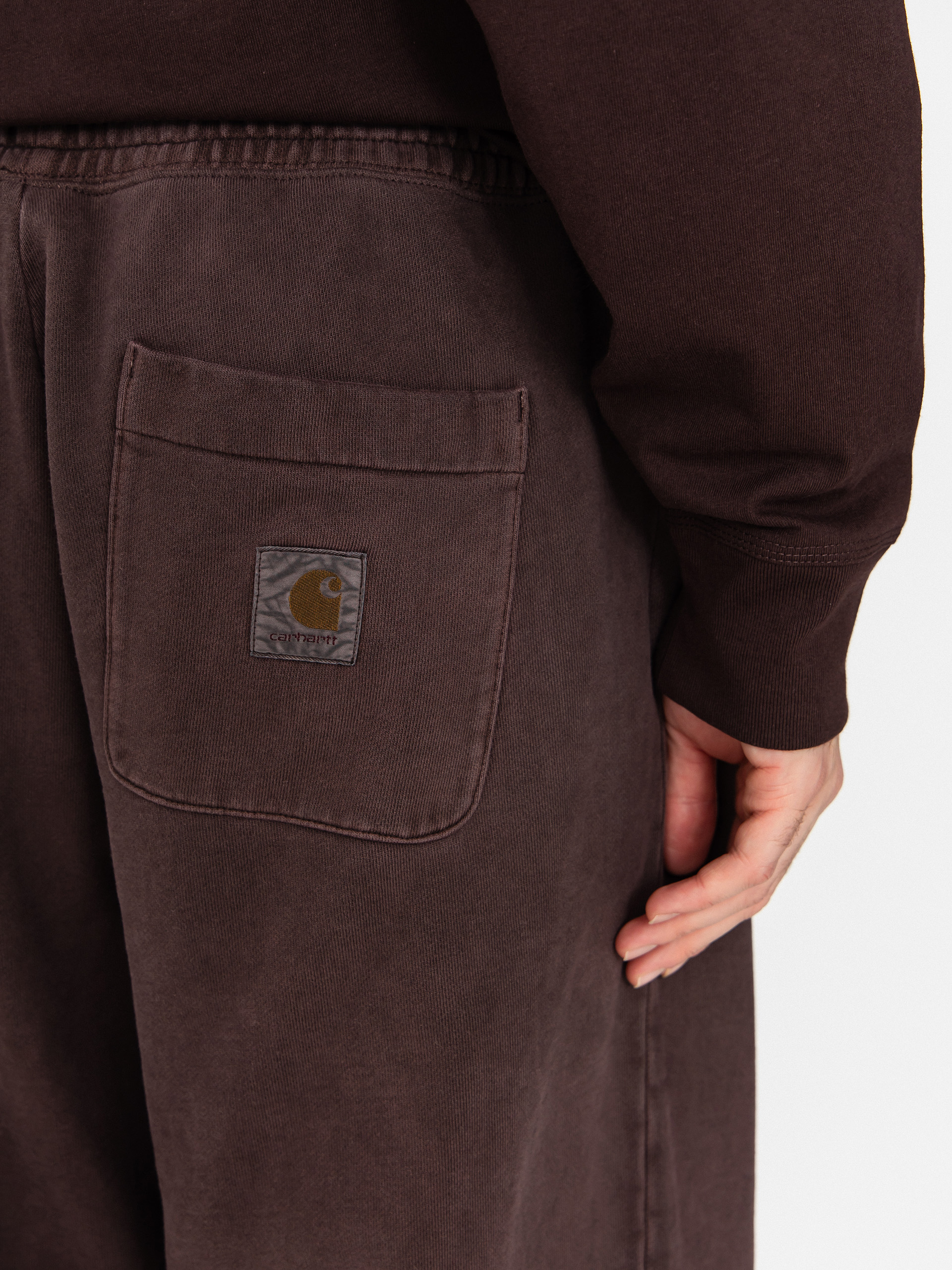 Pantaloni Carhartt WIP Vista Grand Sweat (palisander/garment dyed)