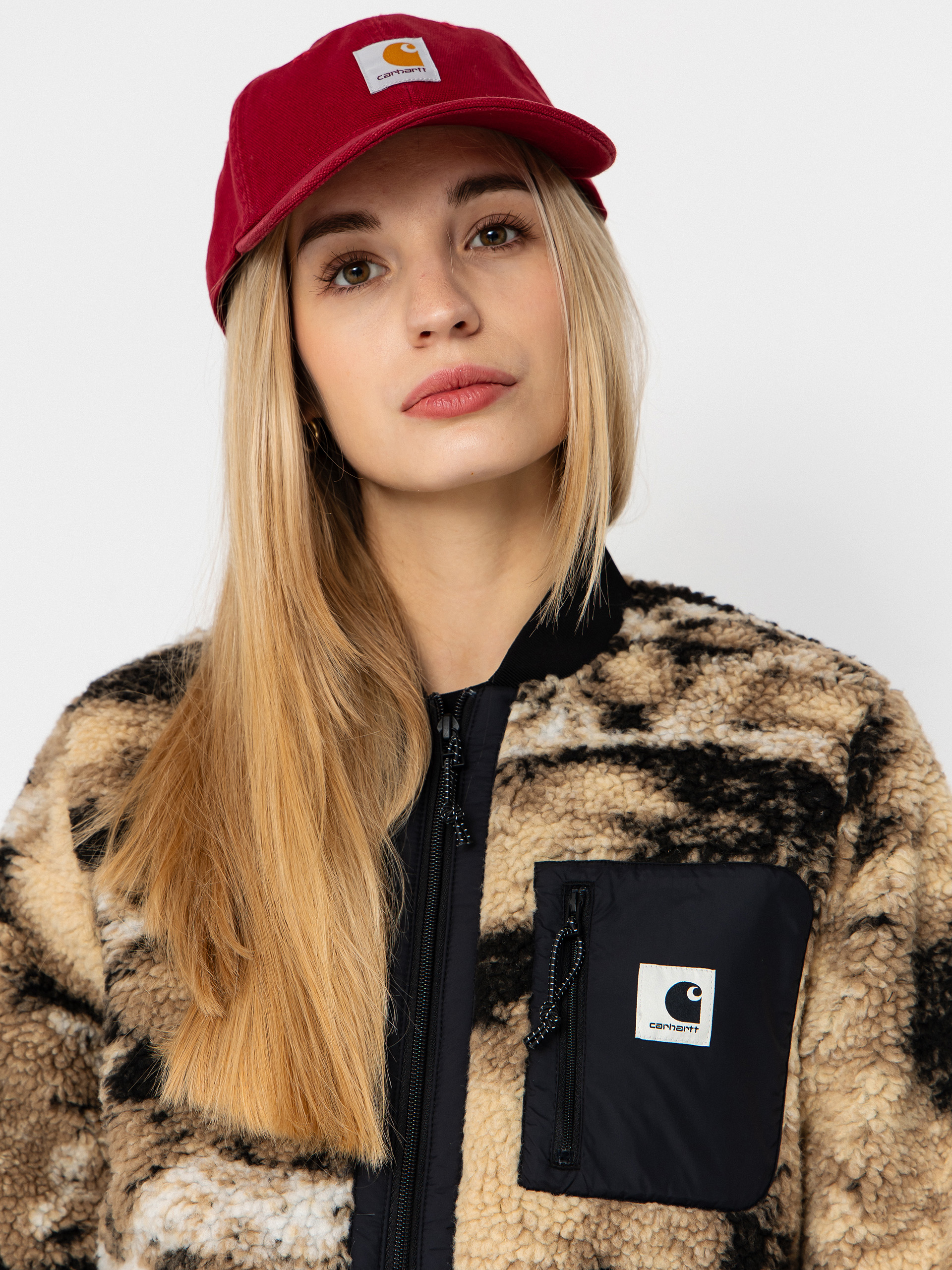 Geacă Carhartt WIP Janet Wmn (wild dog jacquard/black)