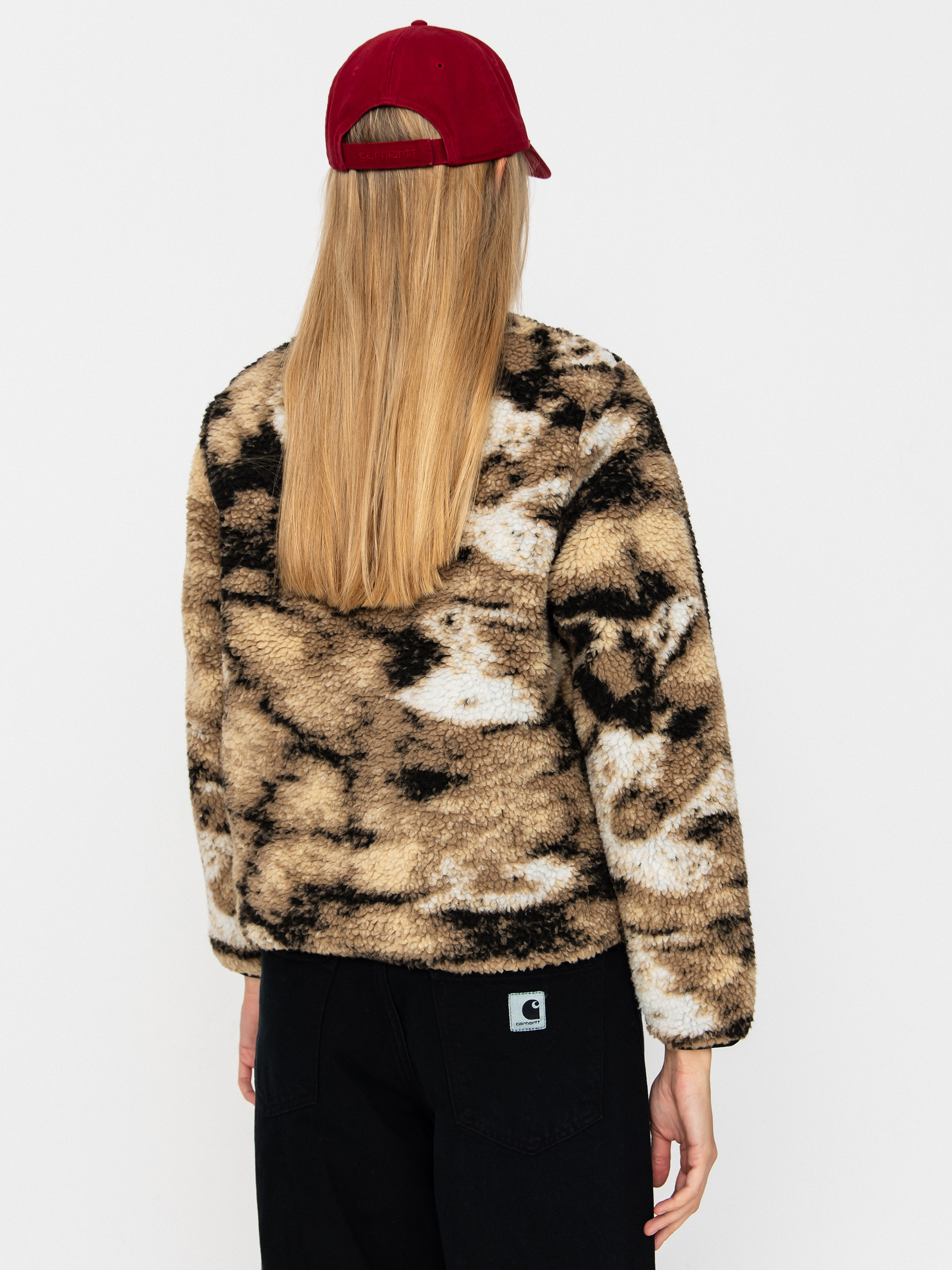 Geacă Carhartt WIP Janet Wmn (wild dog jacquard/black)