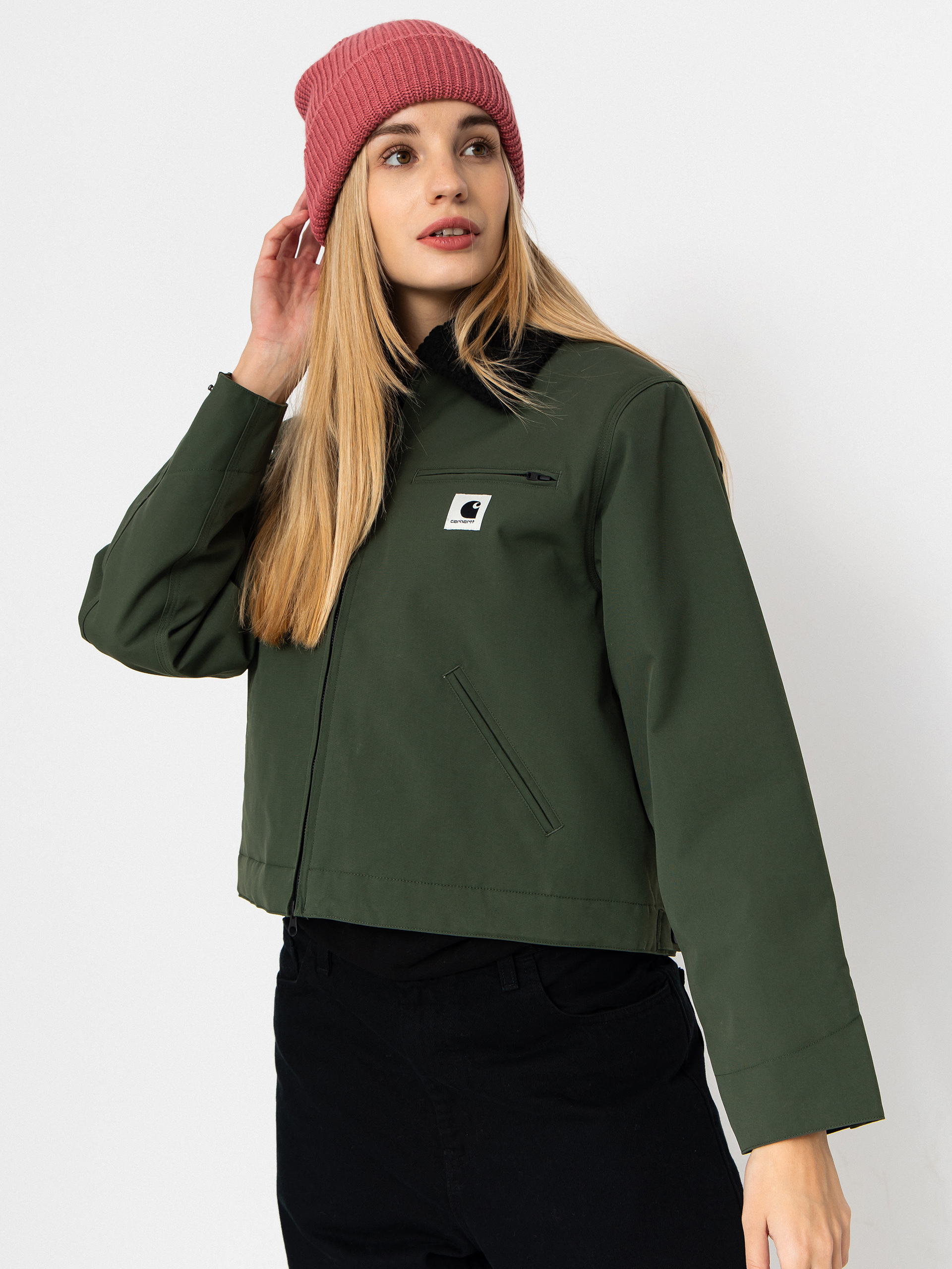 Geacă Carhartt WIP OG Detroit Wmn - negru (black/black)