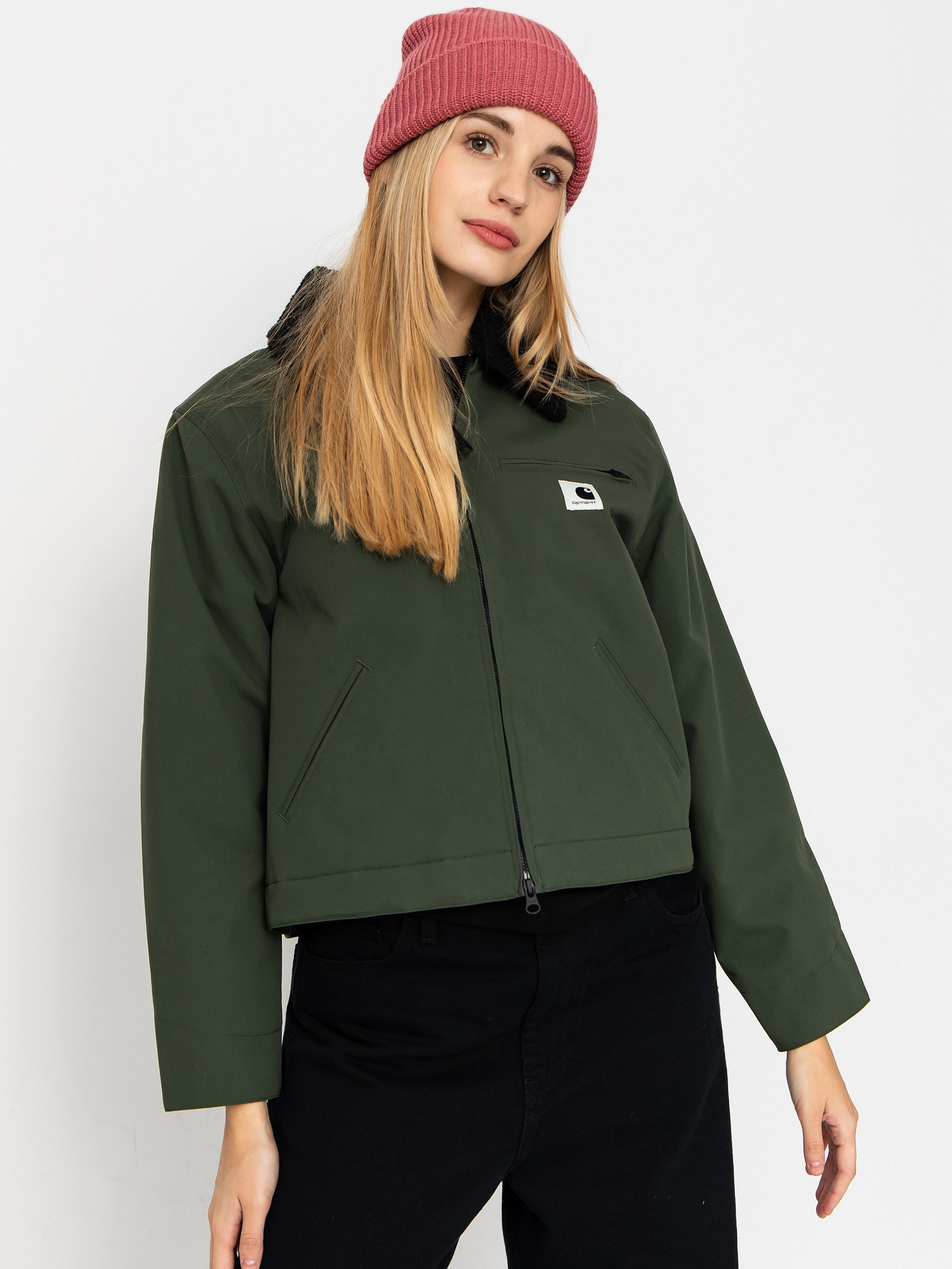 Geacă Carhartt WIP Newkirk Wmn (opuntia/wild dog print)