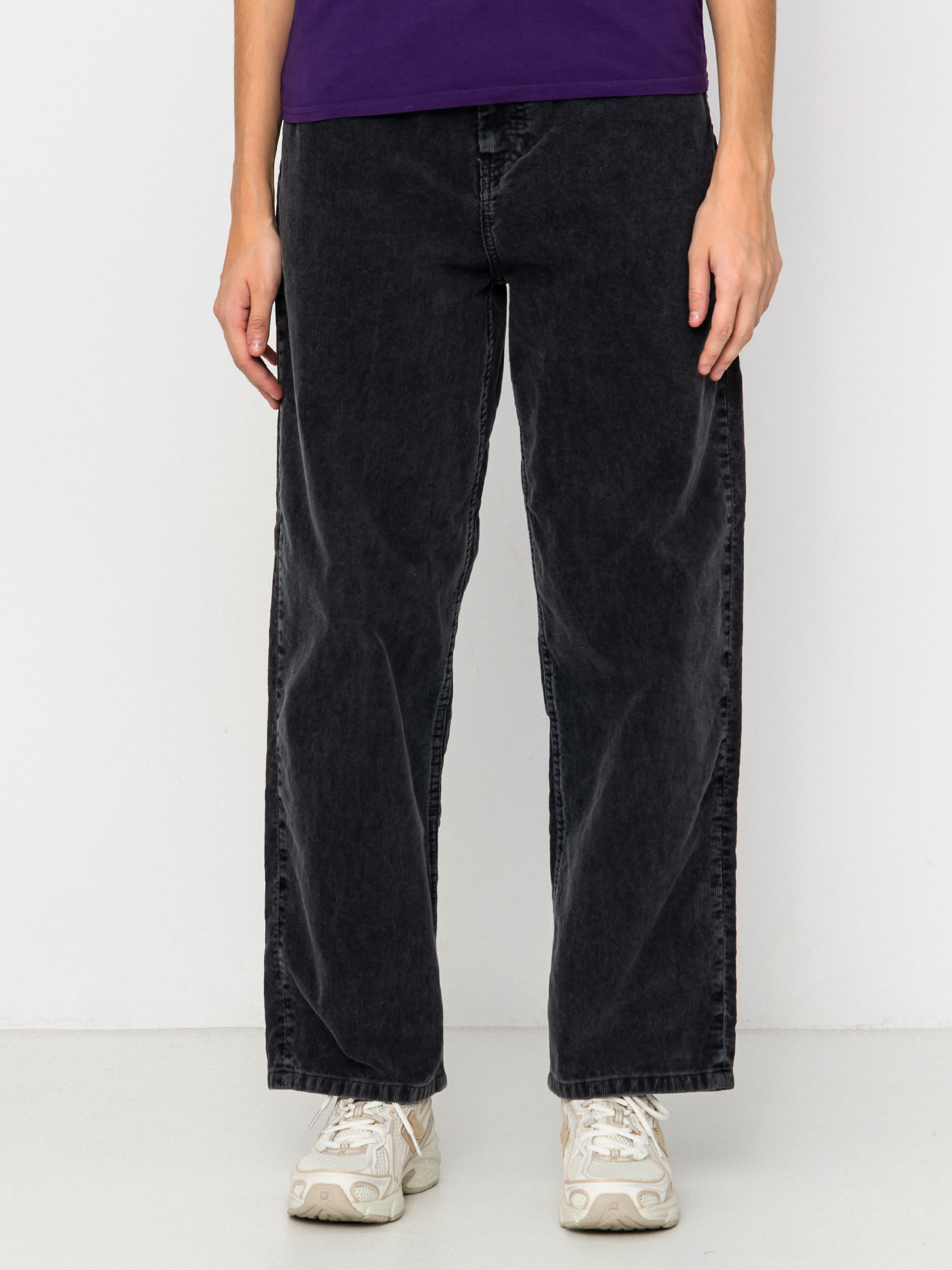 Pantaloni Carhartt WIP Brandon Wmn (black/dusky washed)