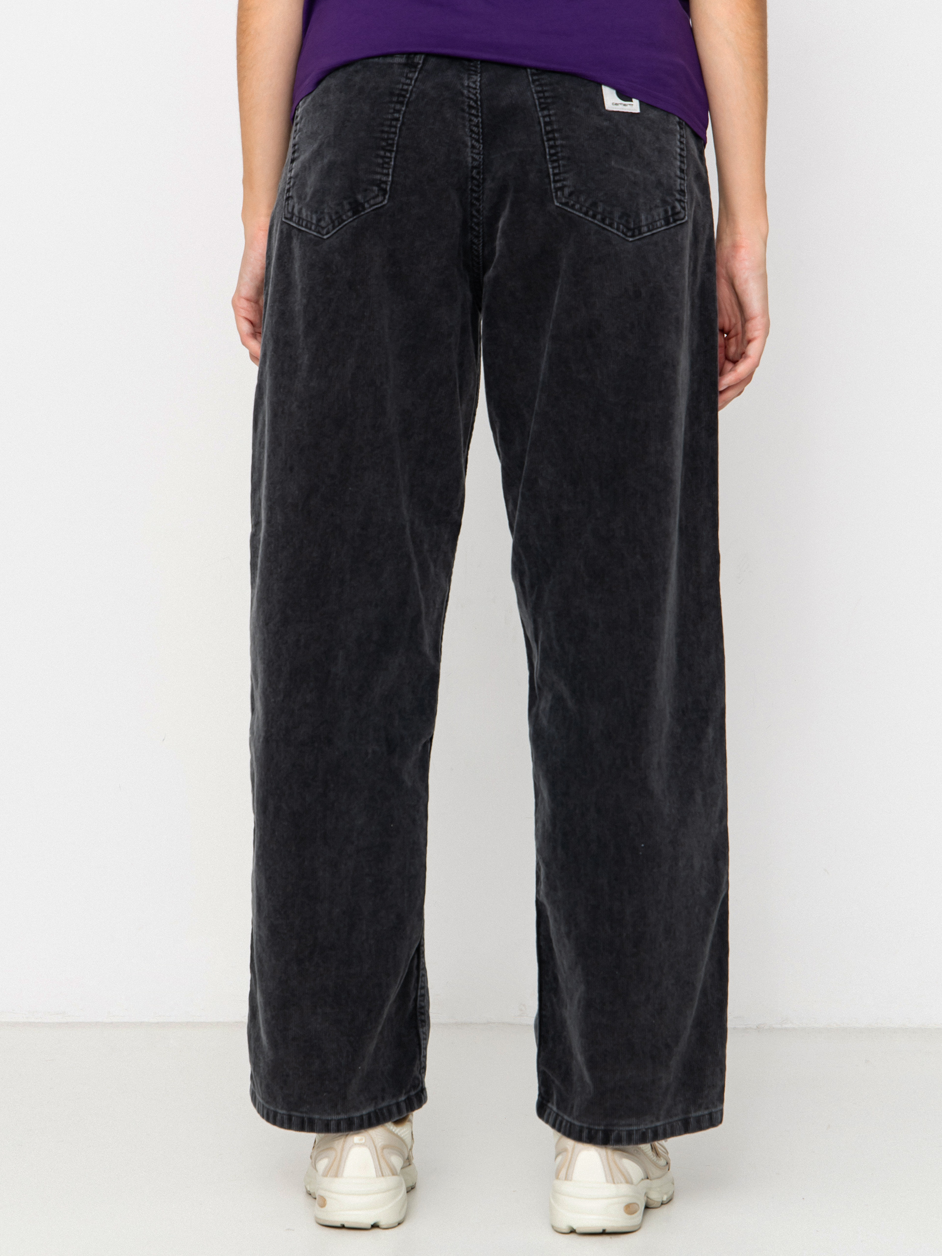 Pantaloni Carhartt WIP Brandon Wmn (black/dusky washed)