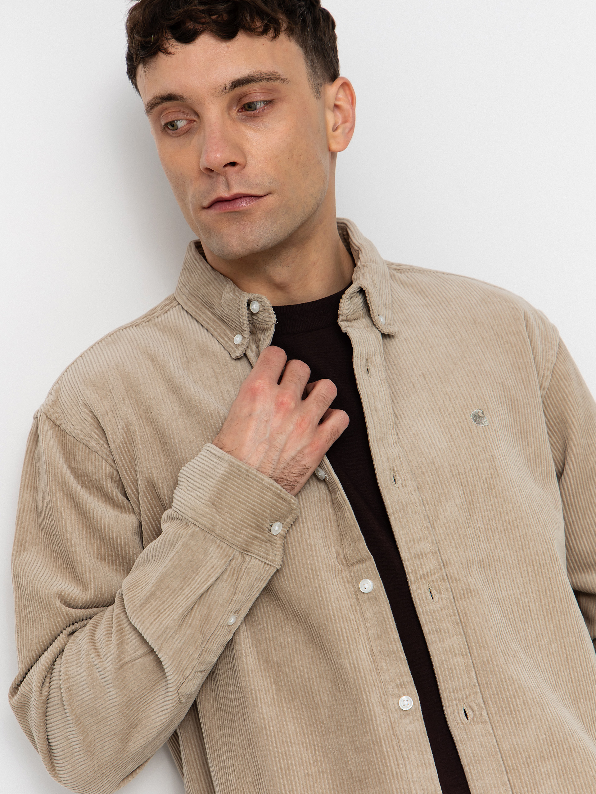 Cămașă Carhartt WIP Madison Cord (wall/wall)