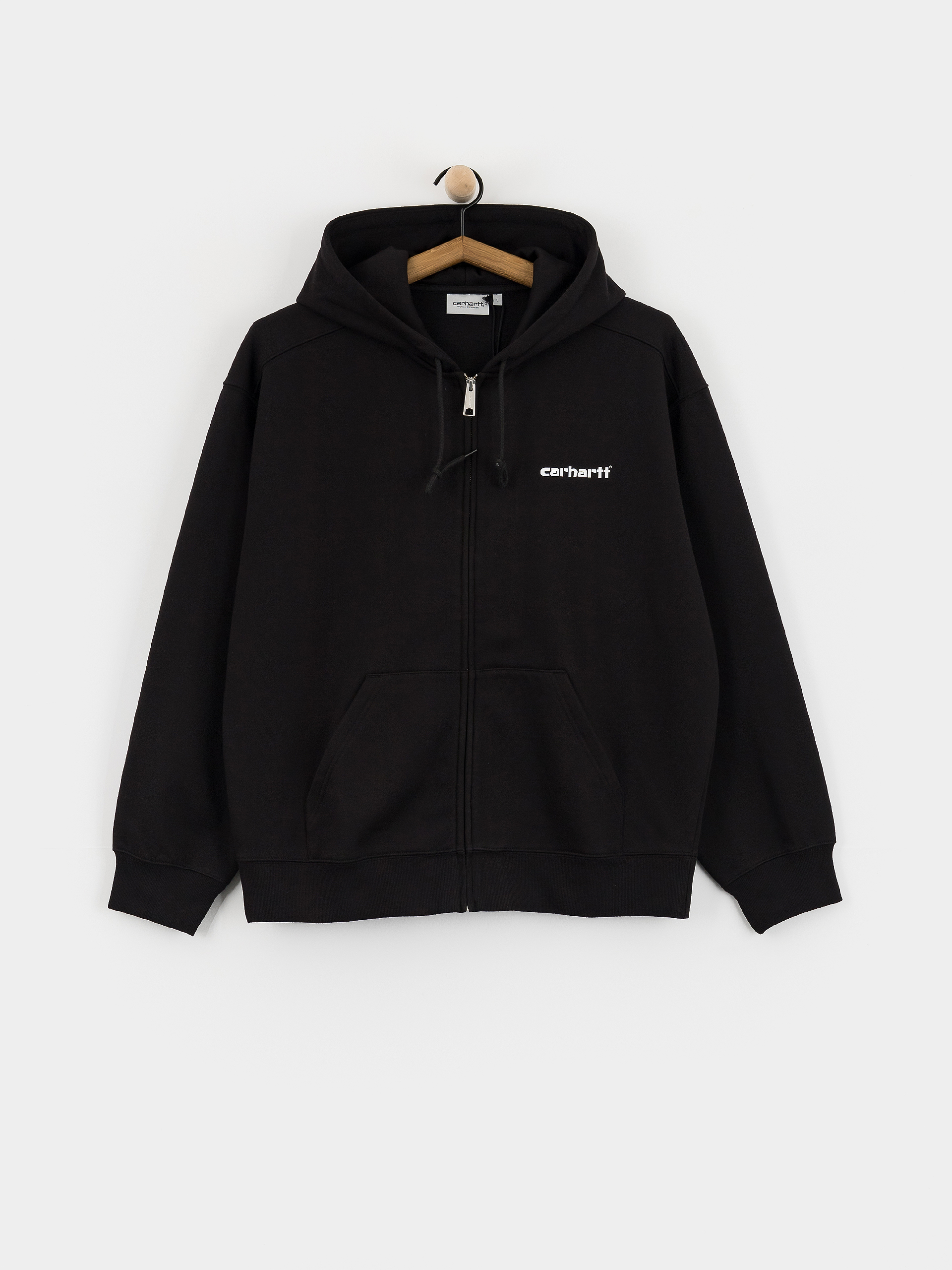 Hanorac cu glugă Carhartt WIP Archive Lines ZHD (black)