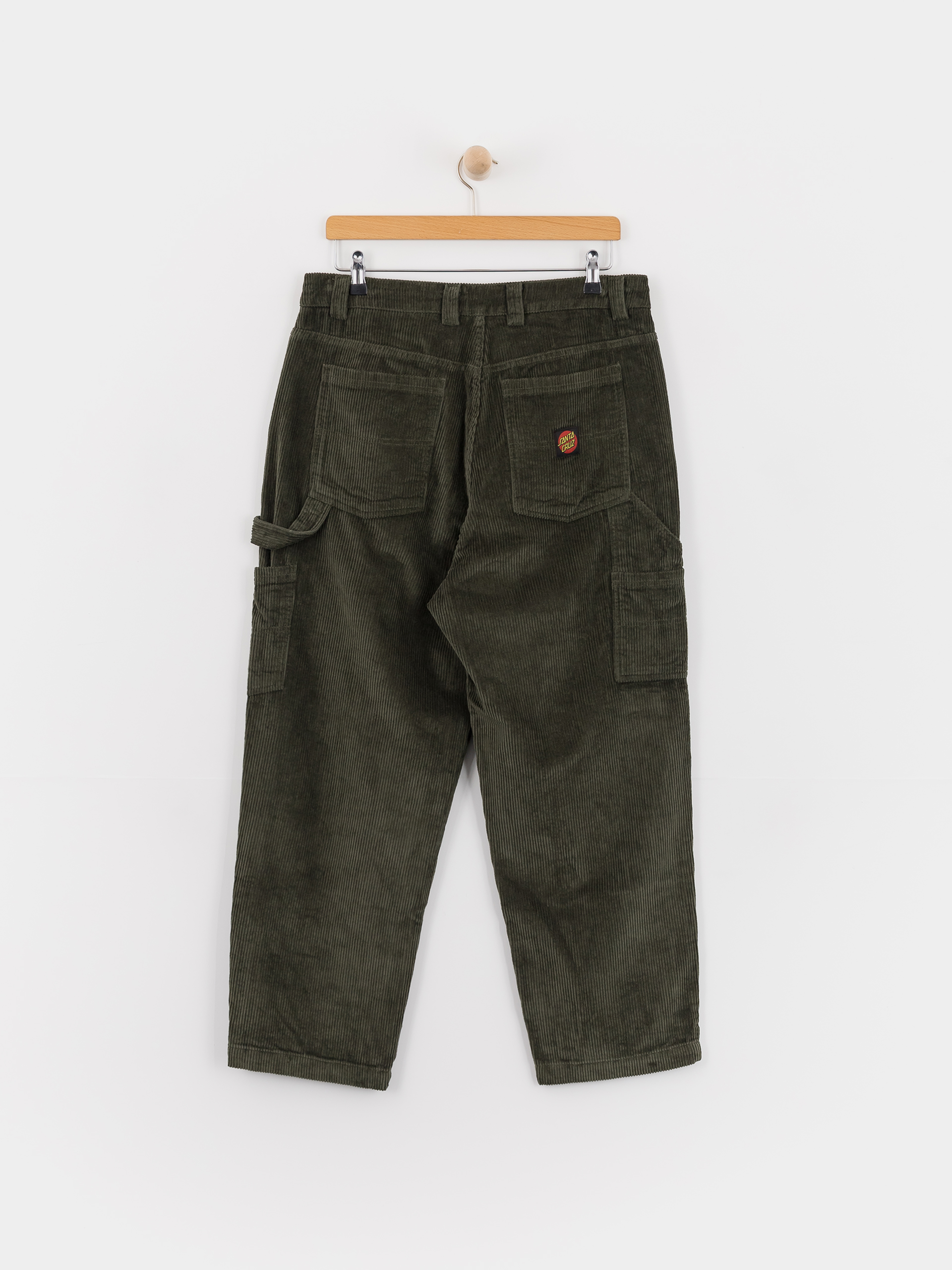 Pantaloni Santa Cruz Carpenter Big (dark moss cord)