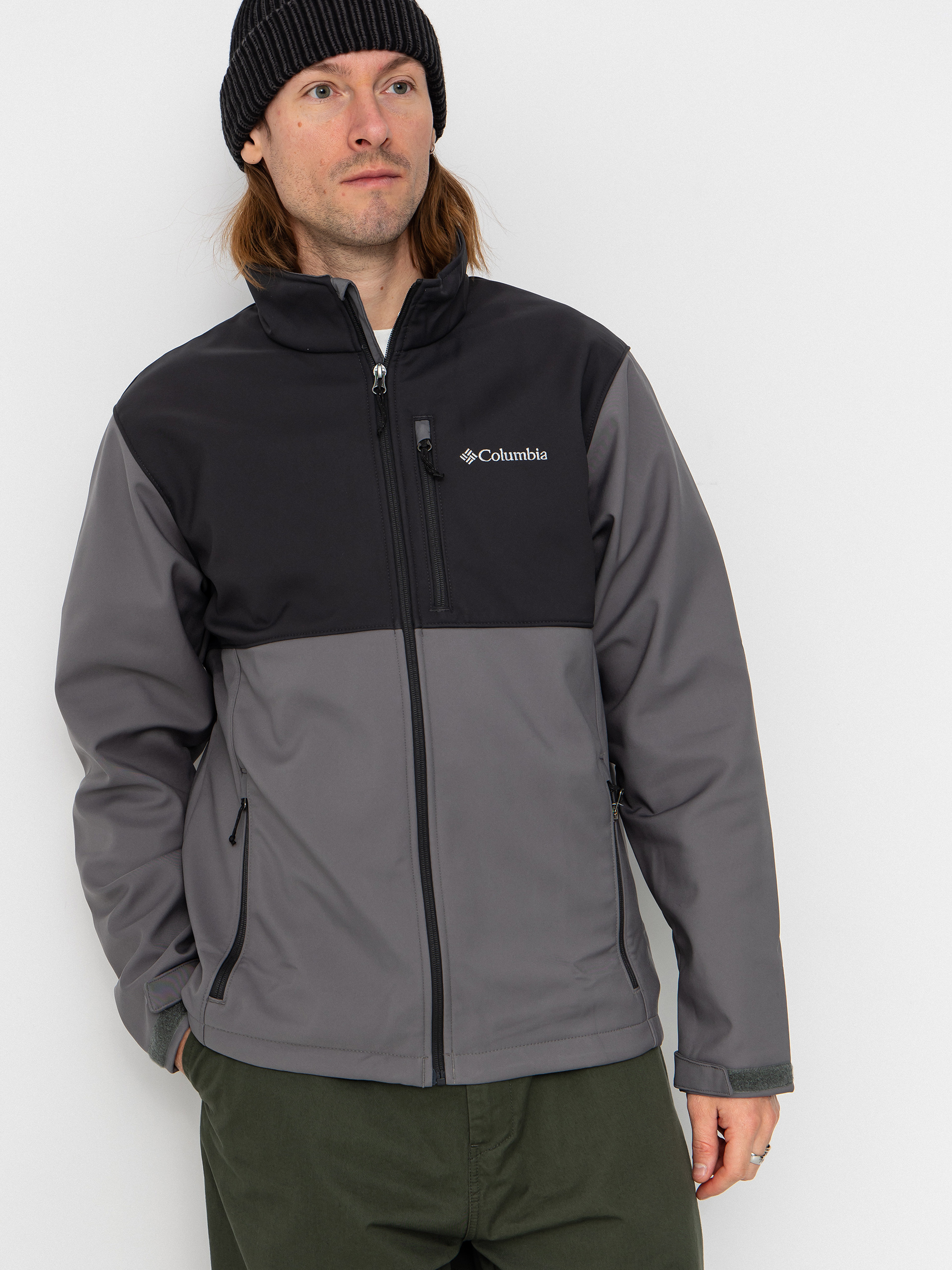 Geacă Columbia Ascender Softshell (city grey/shark)