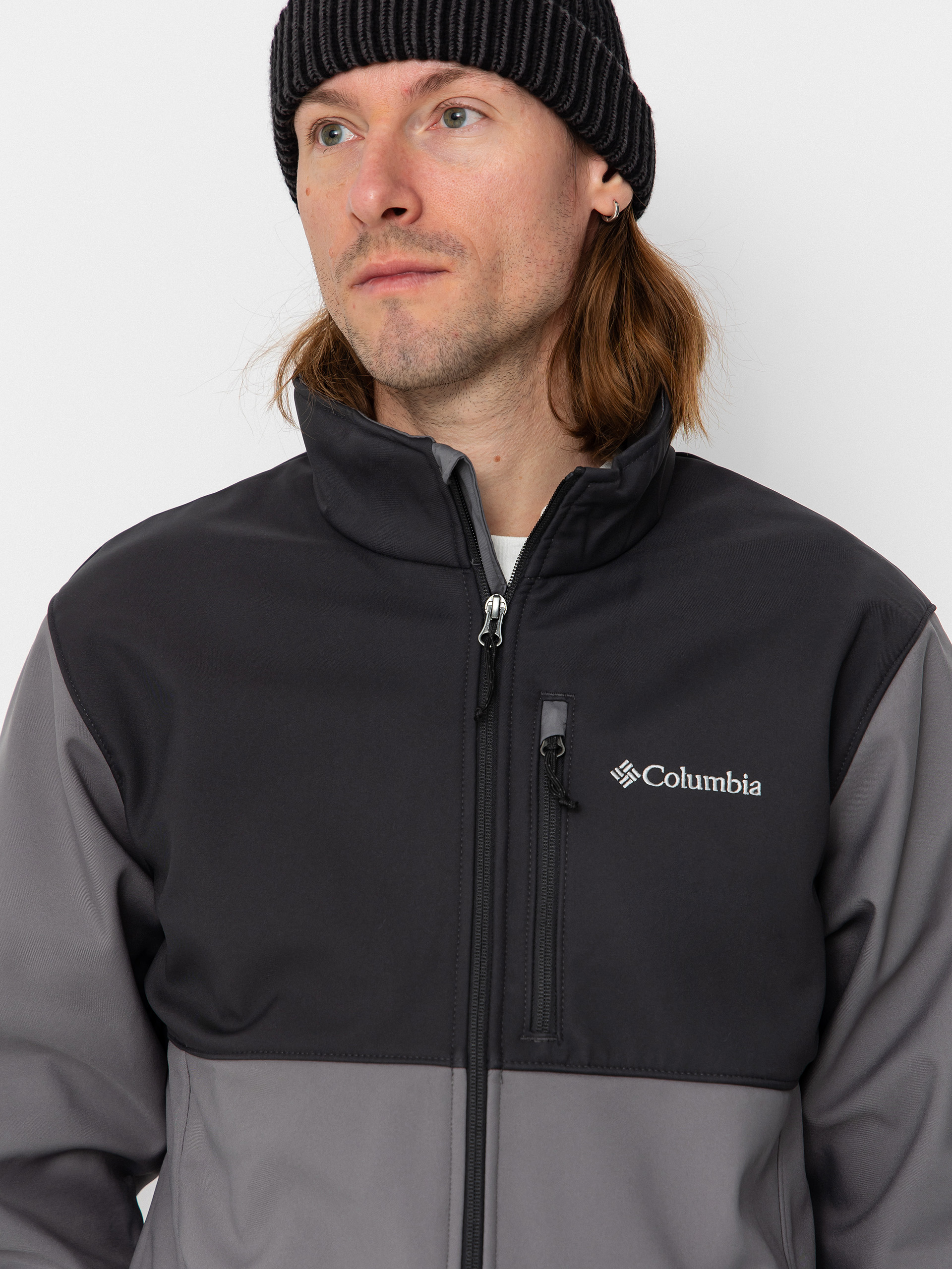 Geacă Columbia Ascender Softshell (city grey/shark)