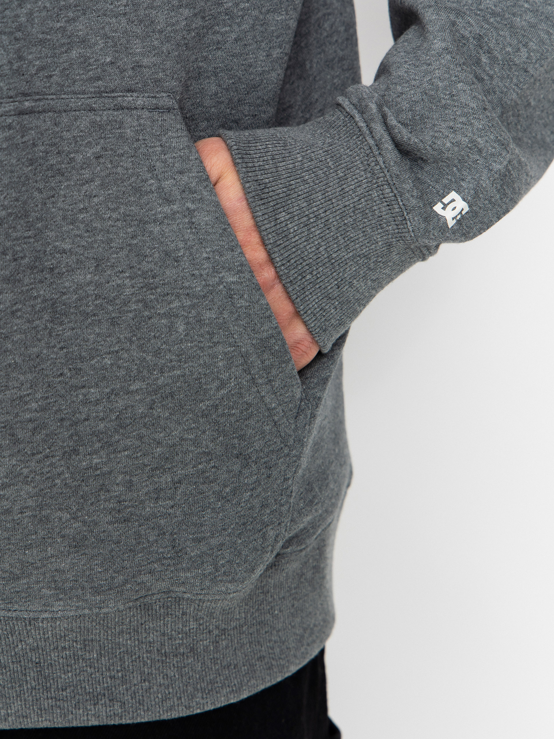 Hanorac cu glugă DC Baseline ZHD (dark grey heather)