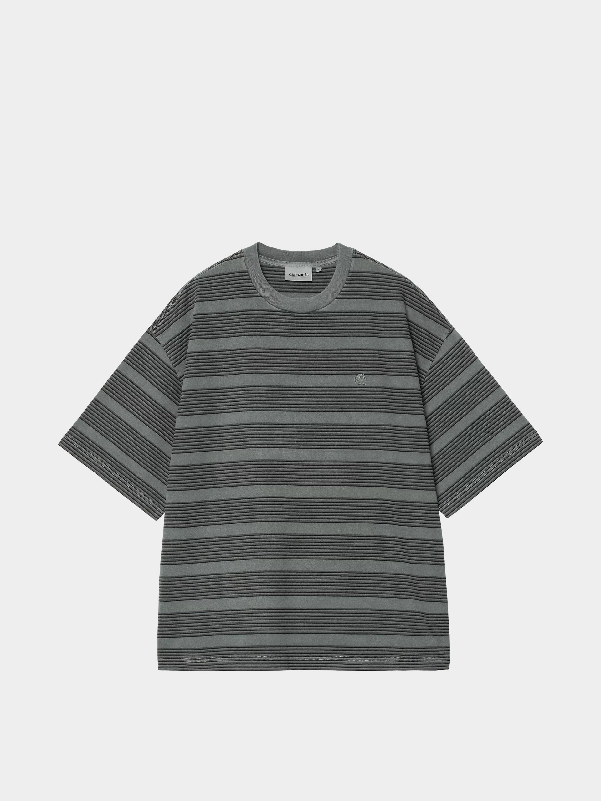 Tricou Carhartt WIP Hanson (hanson stripe/kale green)