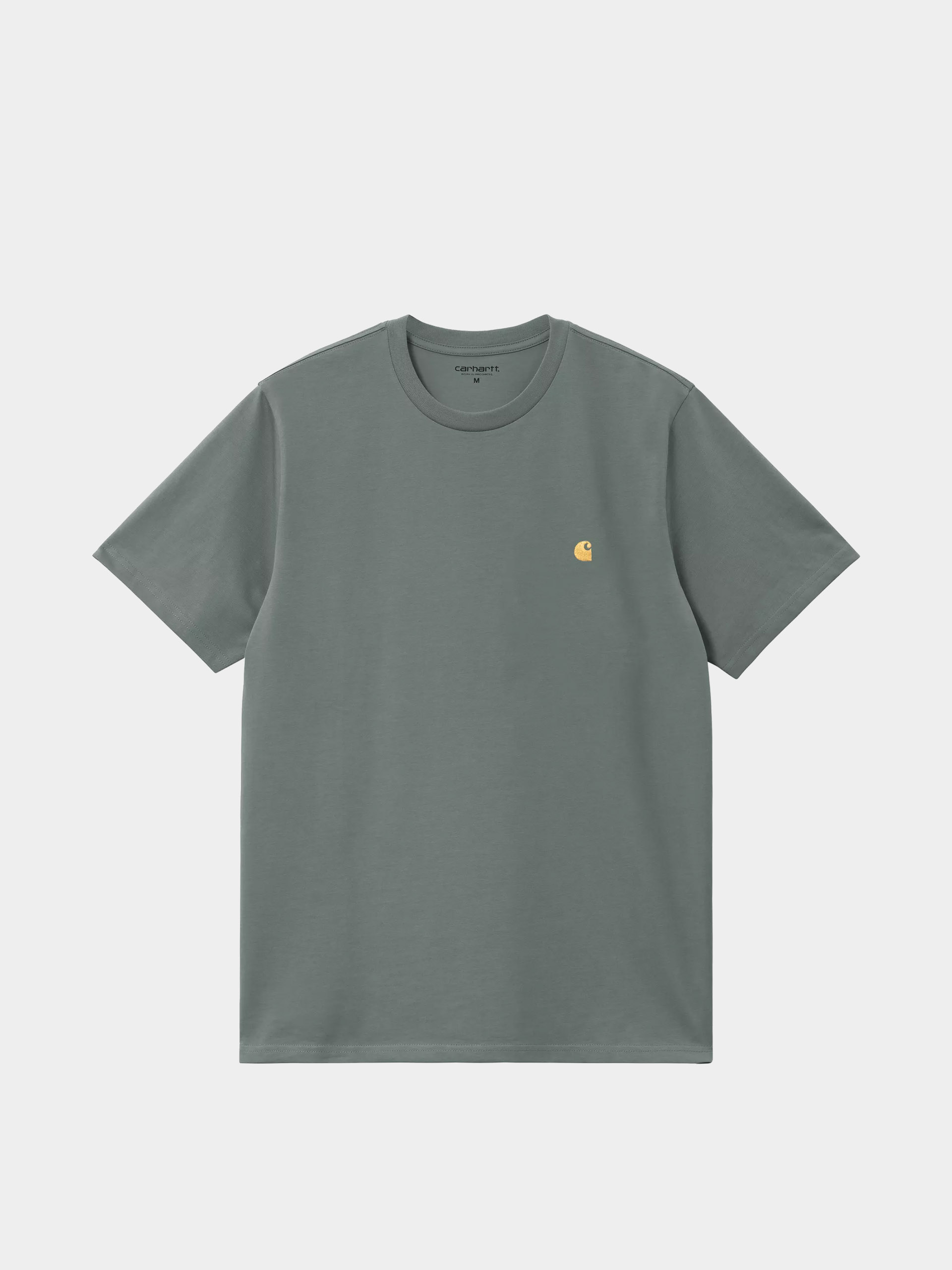 Tricou Carhartt WIP Chase (velvet green/gold)