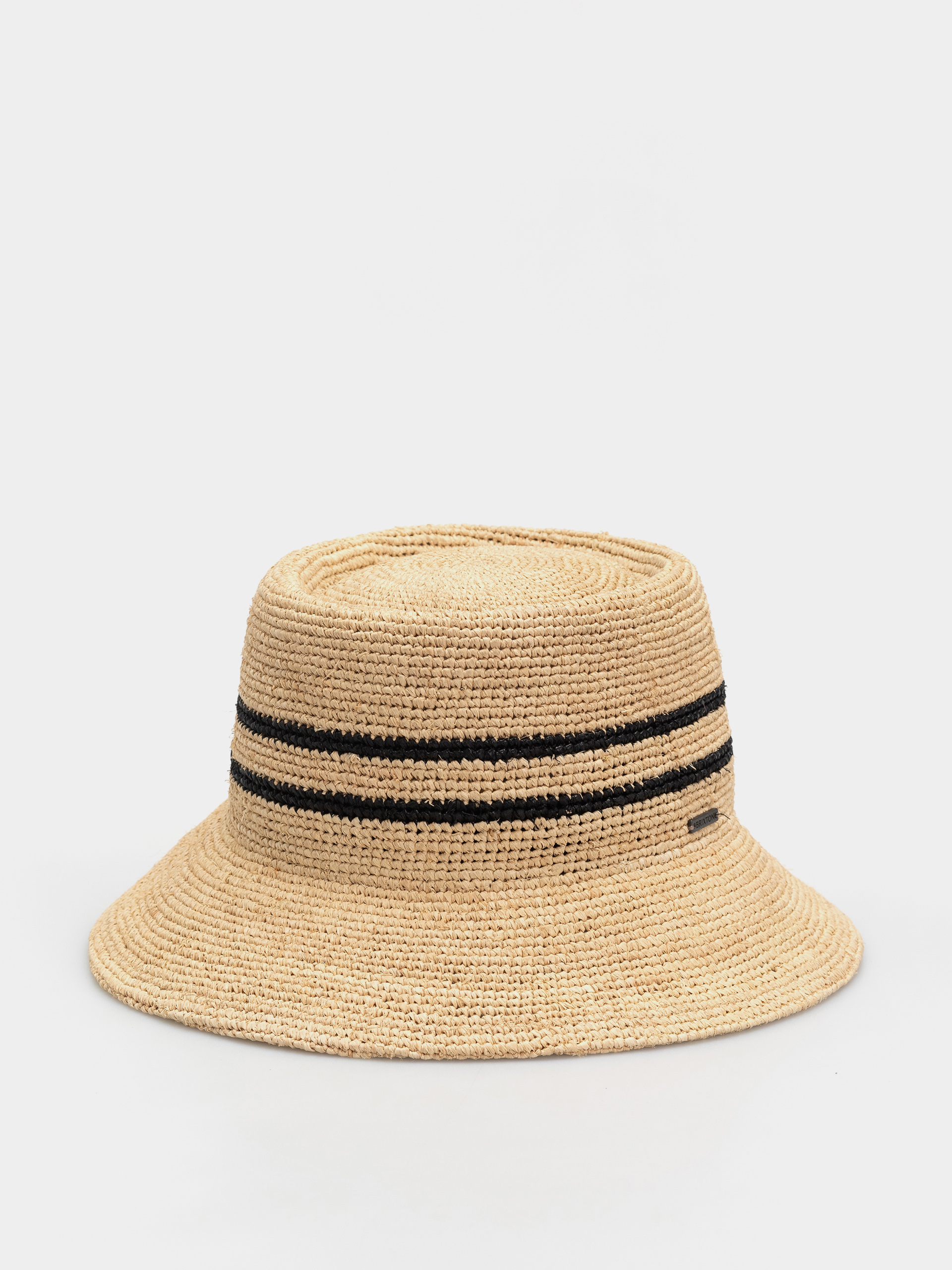 Pălărie Brixton Ellee Straw Bucket Hat Wmn (tan/black)