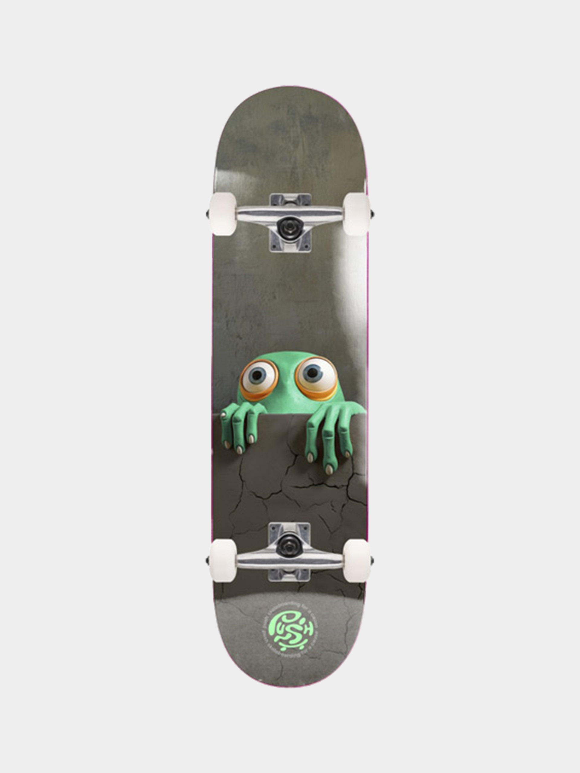 Skateboard Push Peek Over (green)