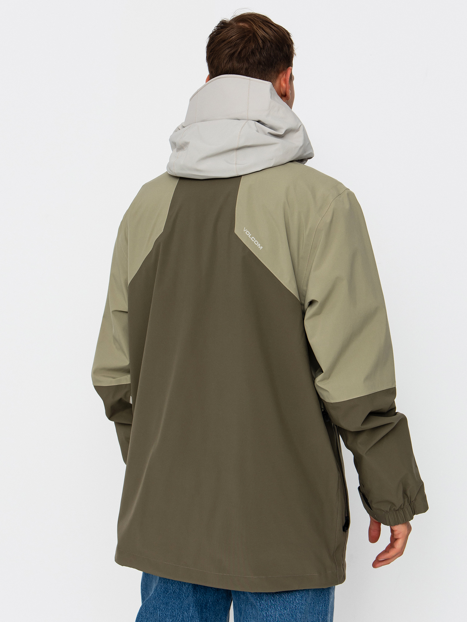 Pentru bărbați Geacă de snowboard Volcom Rnge Stretch 30K (moss green)