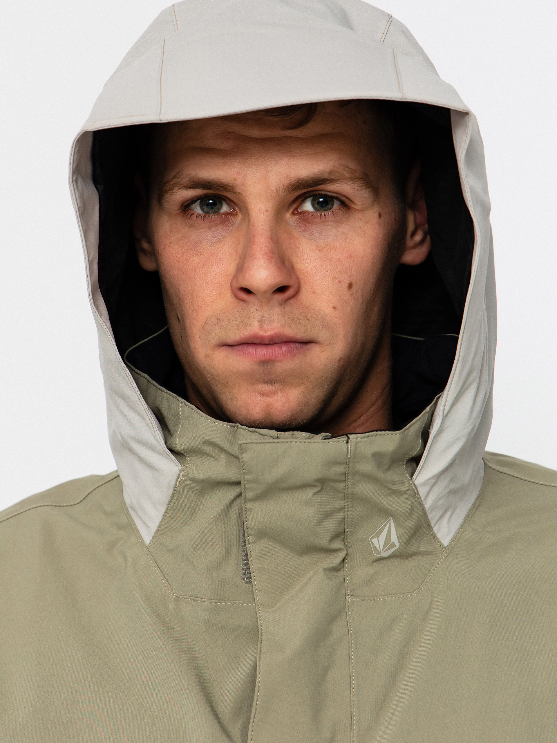 Pentru bărbați Geacă de snowboard Volcom Rnge Stretch 30K (moss green)