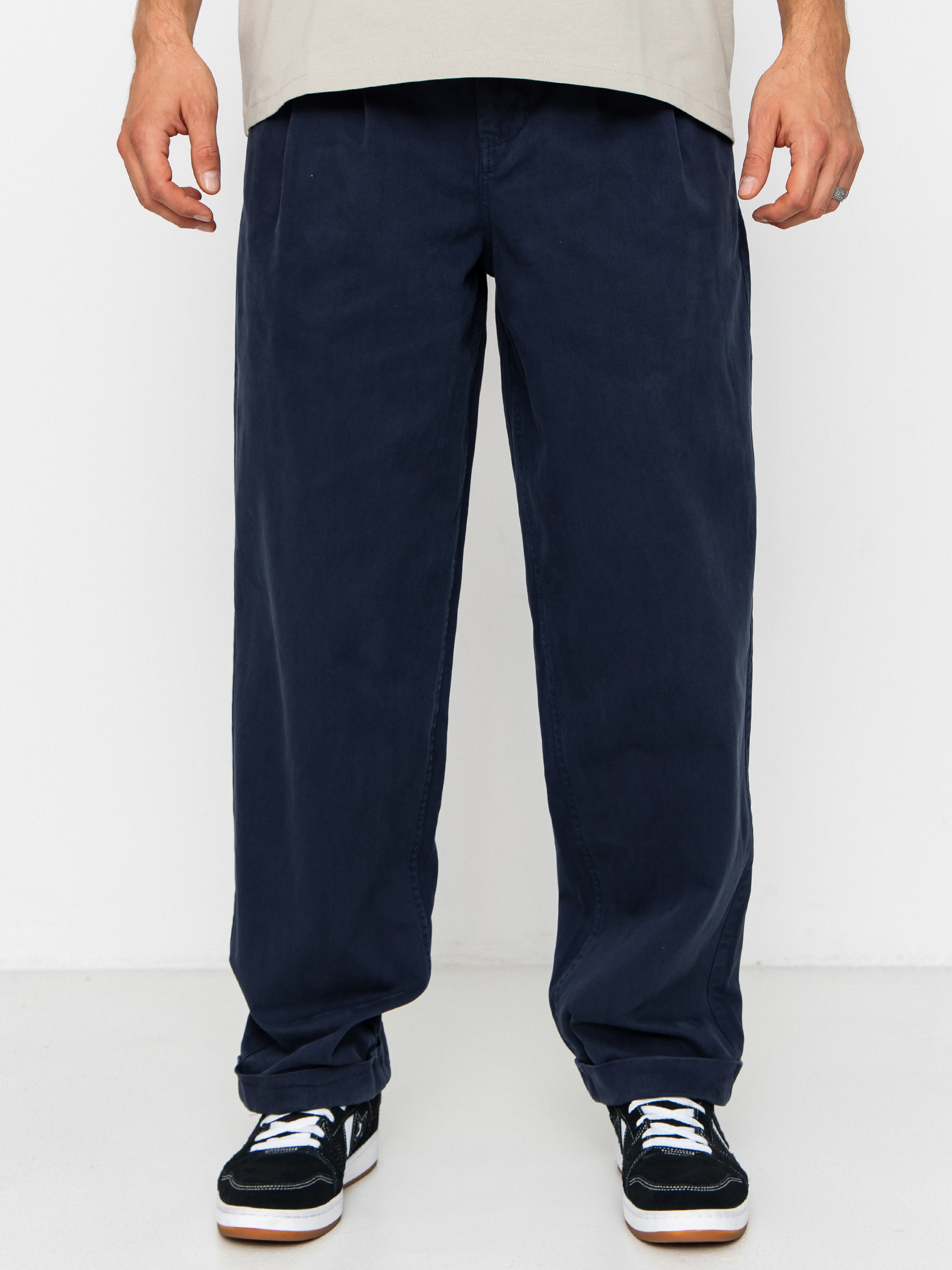 Pantaloni Element Big Pleated Chino (eclipse navy)