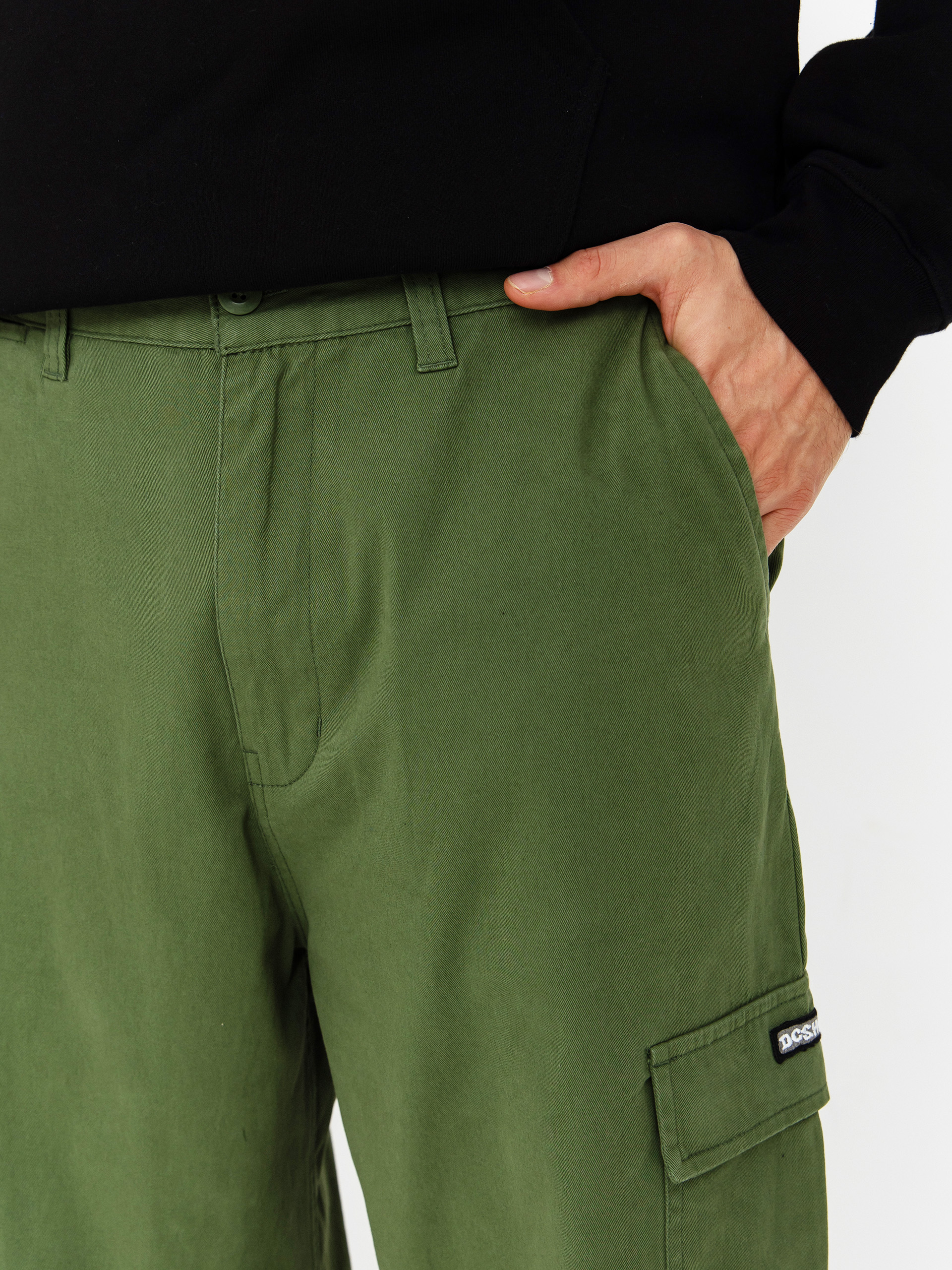 Pantaloni DC Worker Baggy Chino Cargo (bronze green)