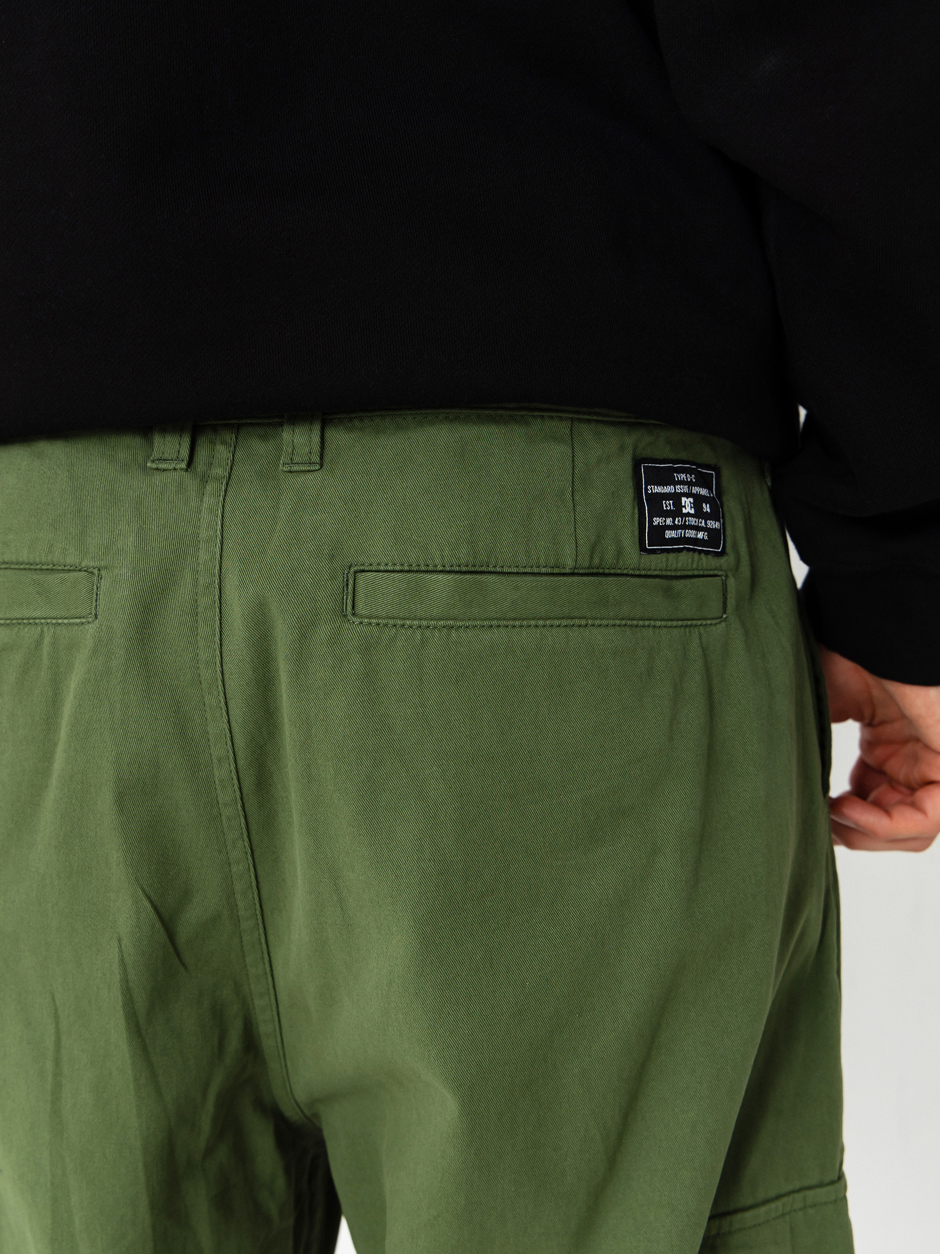 Pantaloni DC Worker Baggy Chino Cargo (bronze green)