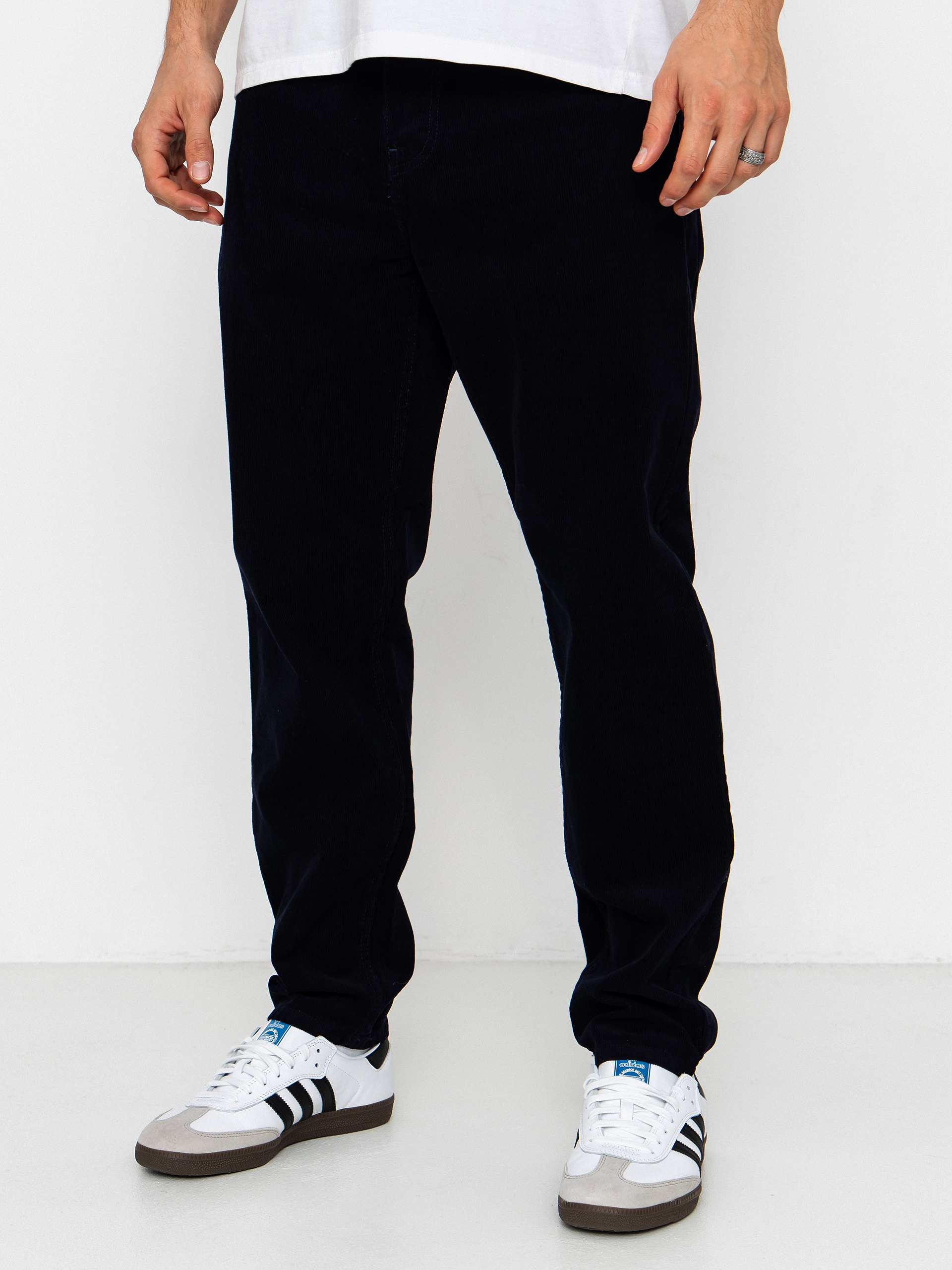 Pantaloni Carhartt WIP Newel (dark navy)