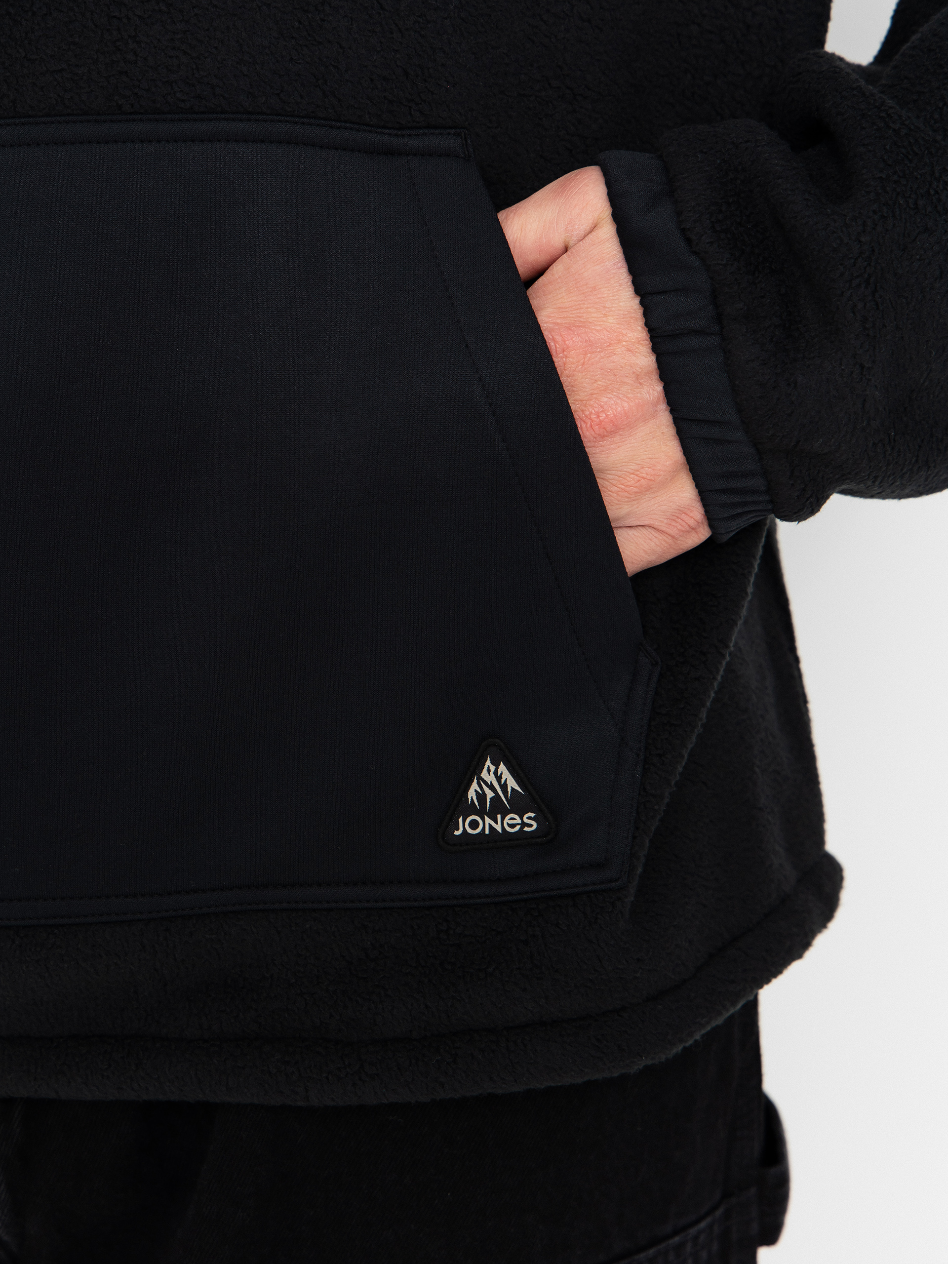 Hanorac Jones Snowboards Lodge Half Zip Rec (stealth black)