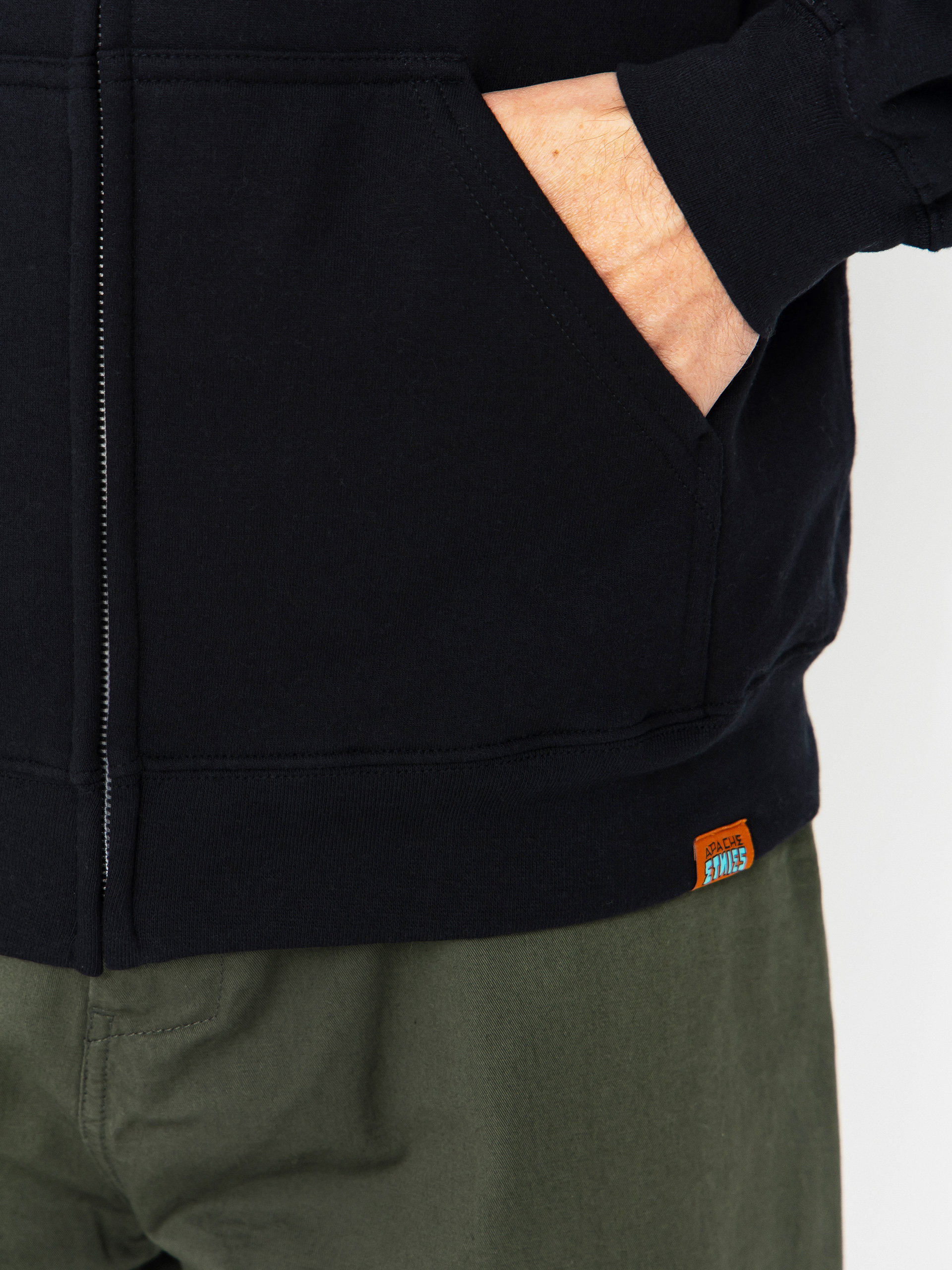 Hanorac cu glugă Etnies Etnies X Apache ZHD (black)