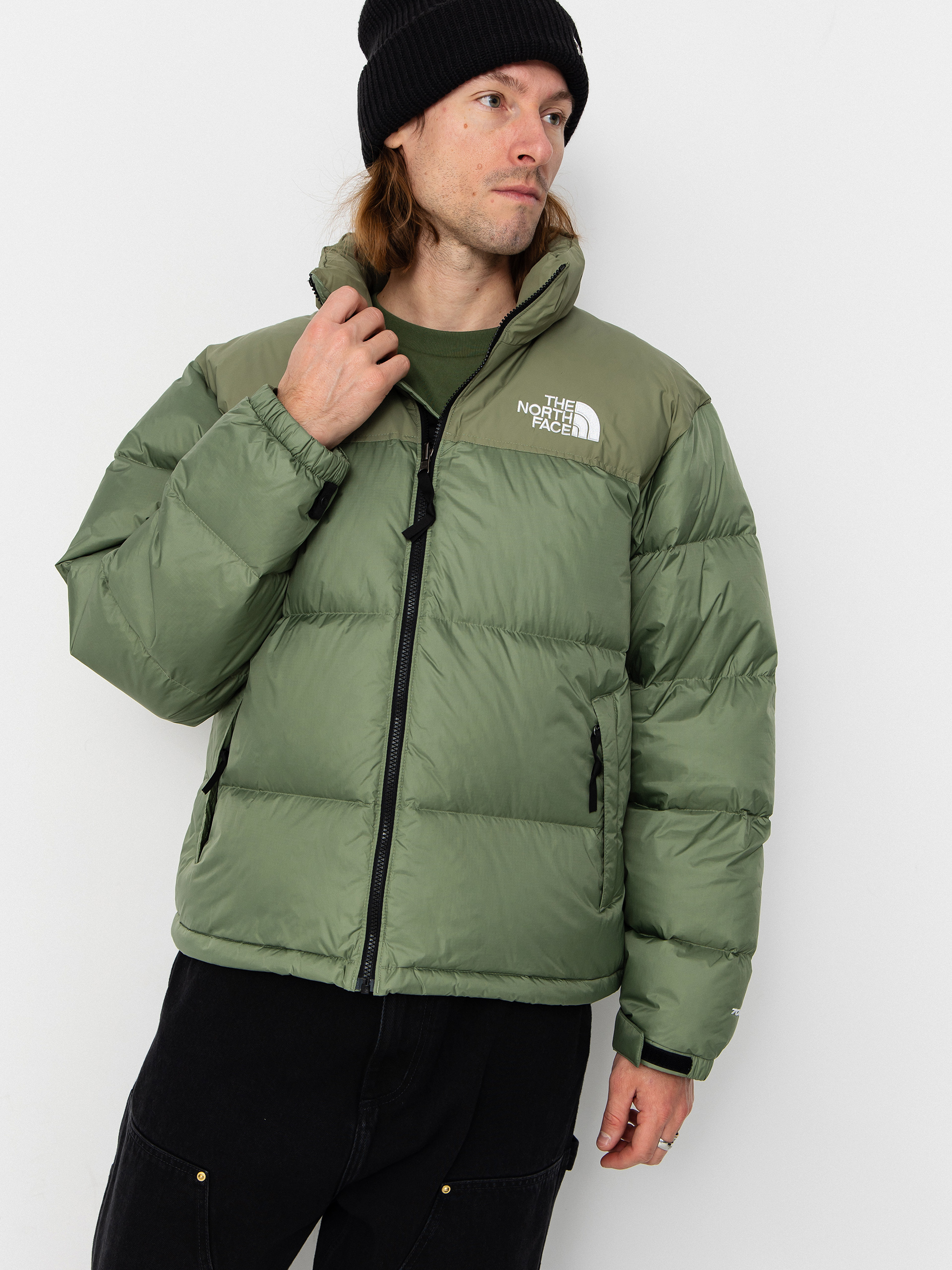 Geacă The North Face 1996 Retro Nuptse - maro (moss green/tnf black)
