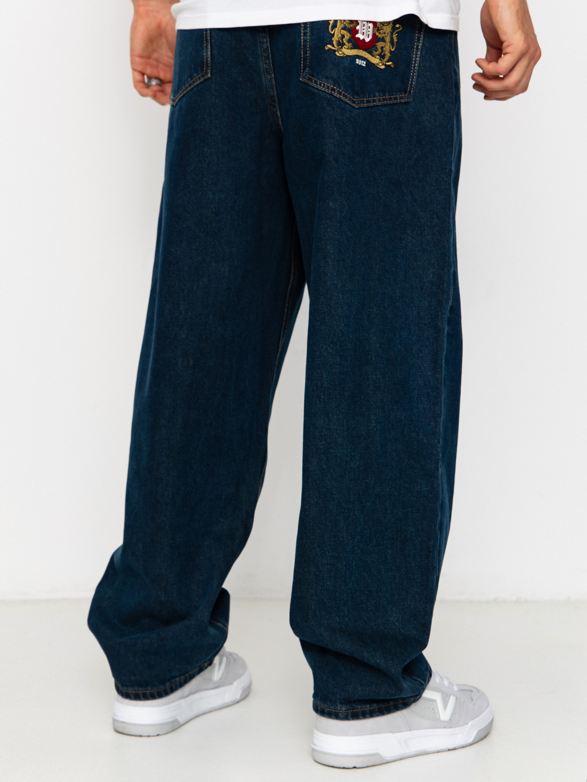 Pantaloni Wasted Paris Crest Casper (raw blue)