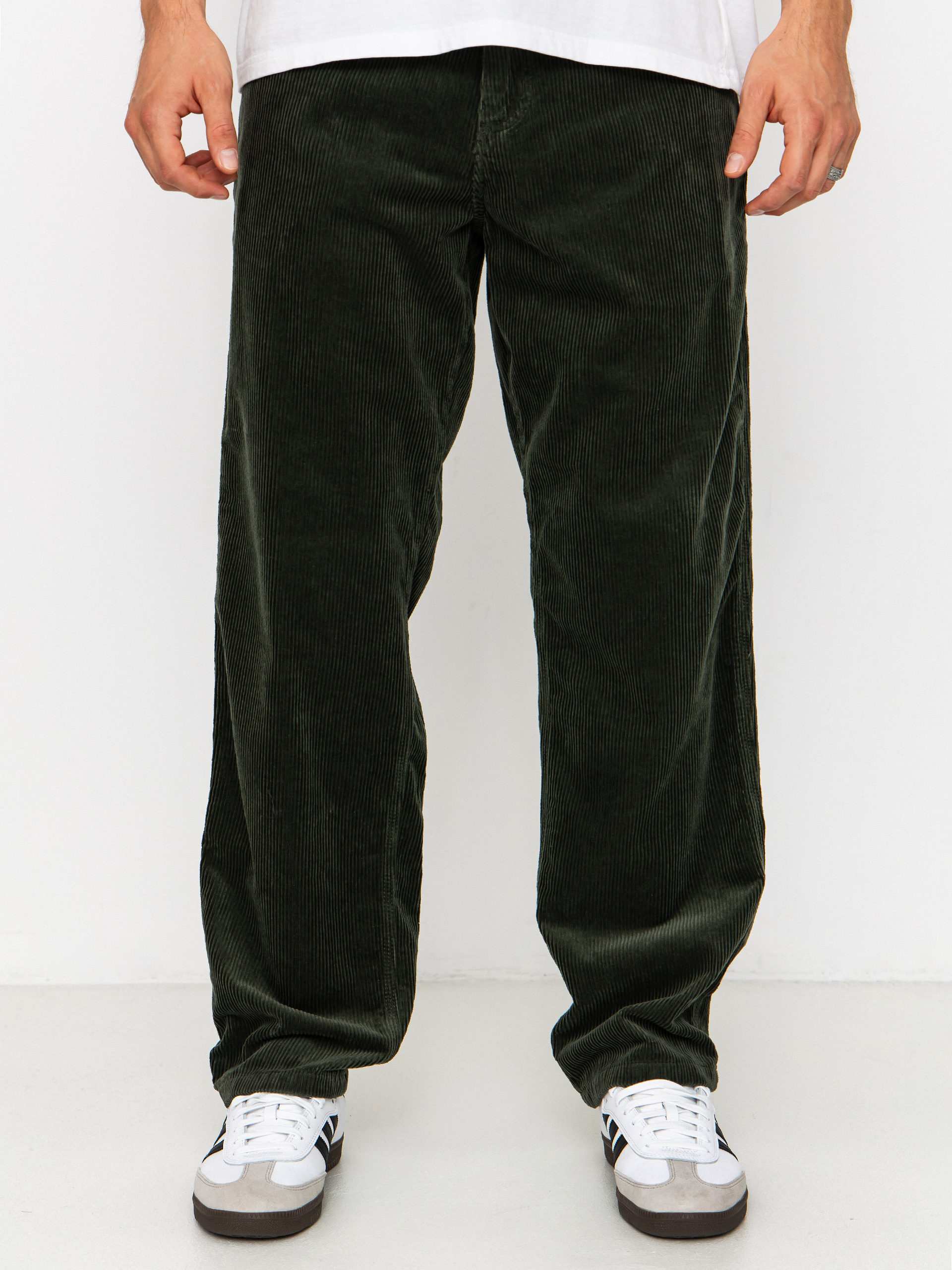 Pantaloni Carhartt WIP Simple (opuntia/rinsed)