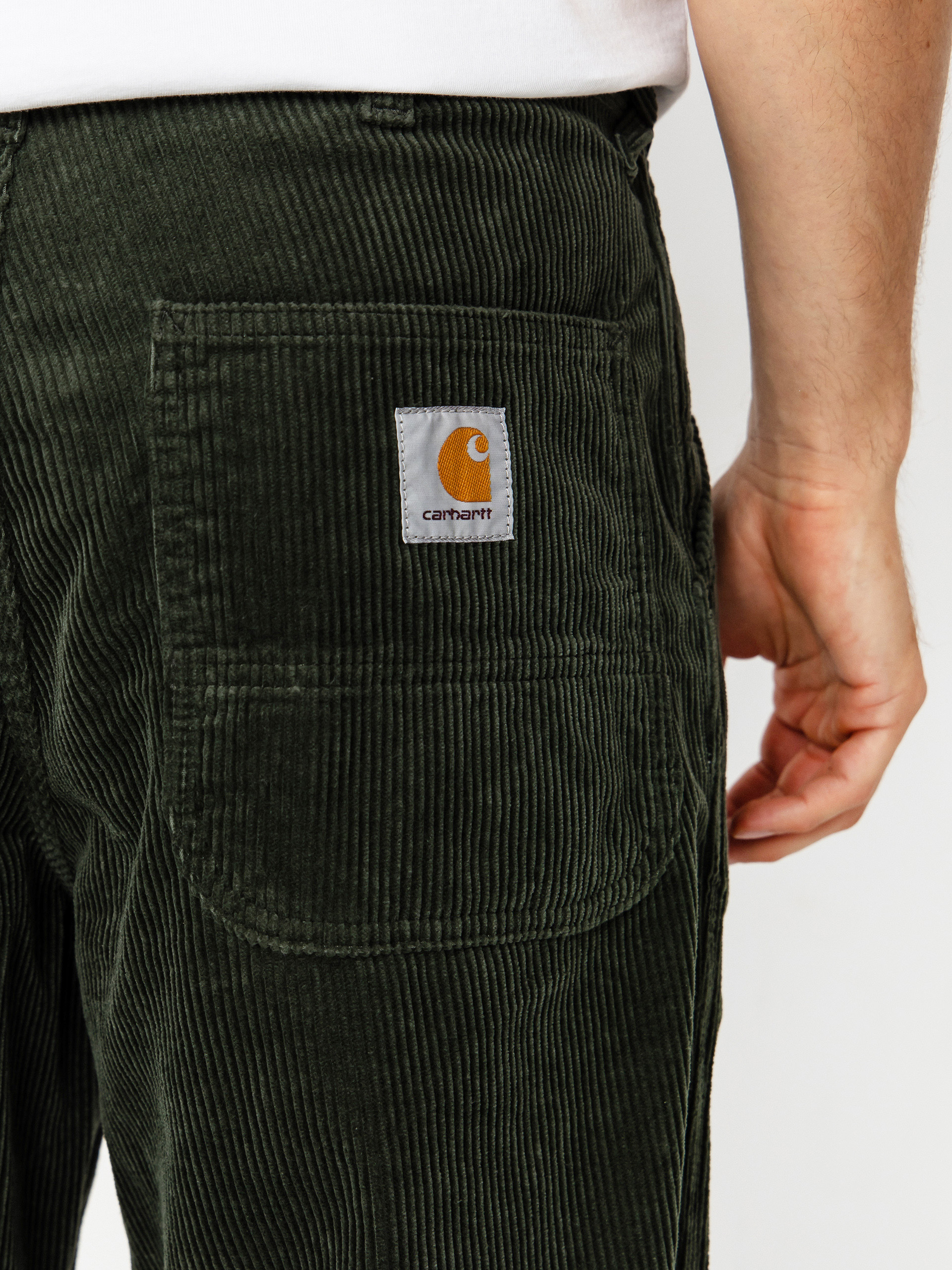 Pantaloni Carhartt WIP Simple (opuntia/rinsed)
