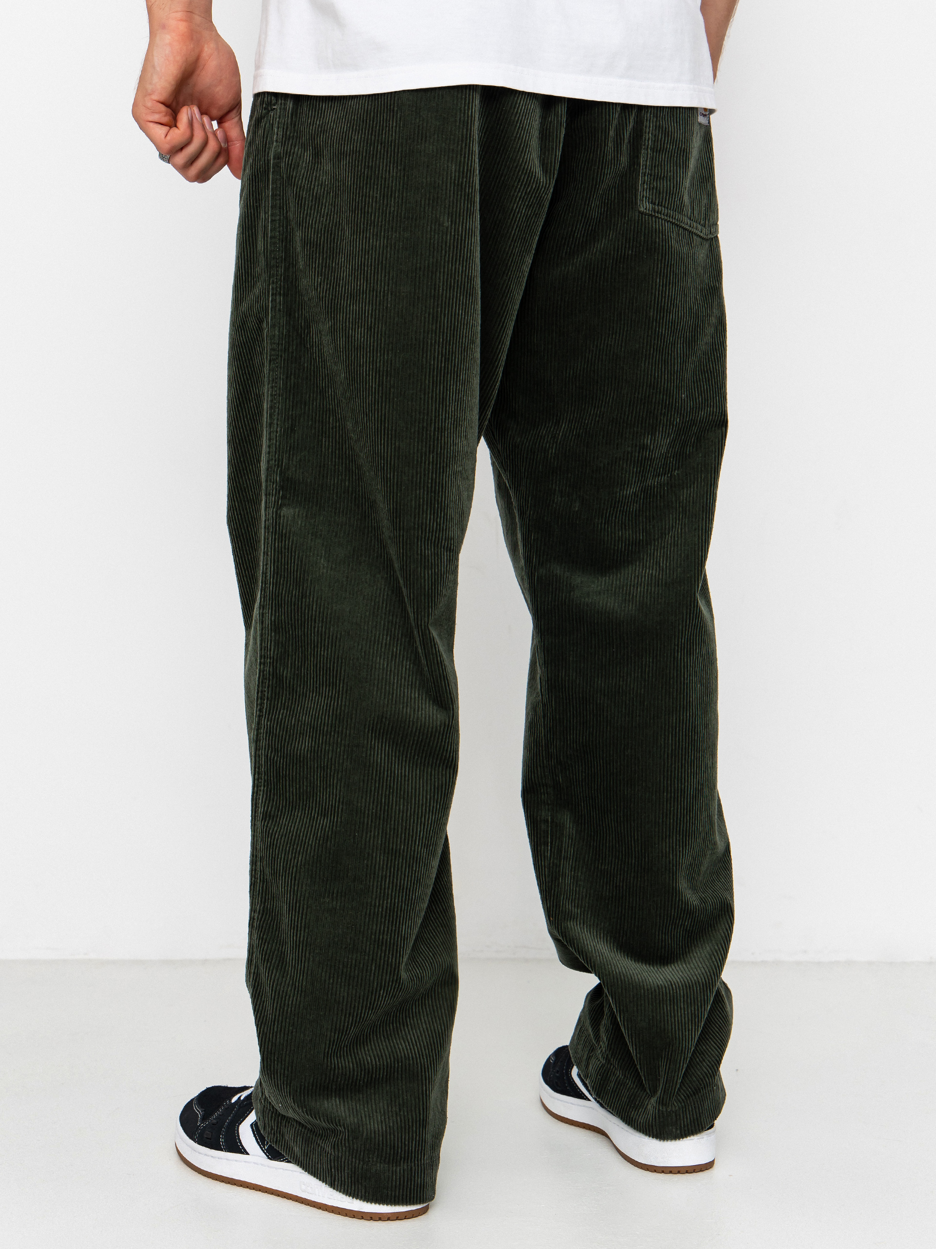 Pantaloni Carhartt WIP Floyde (opuntia/rinsed)