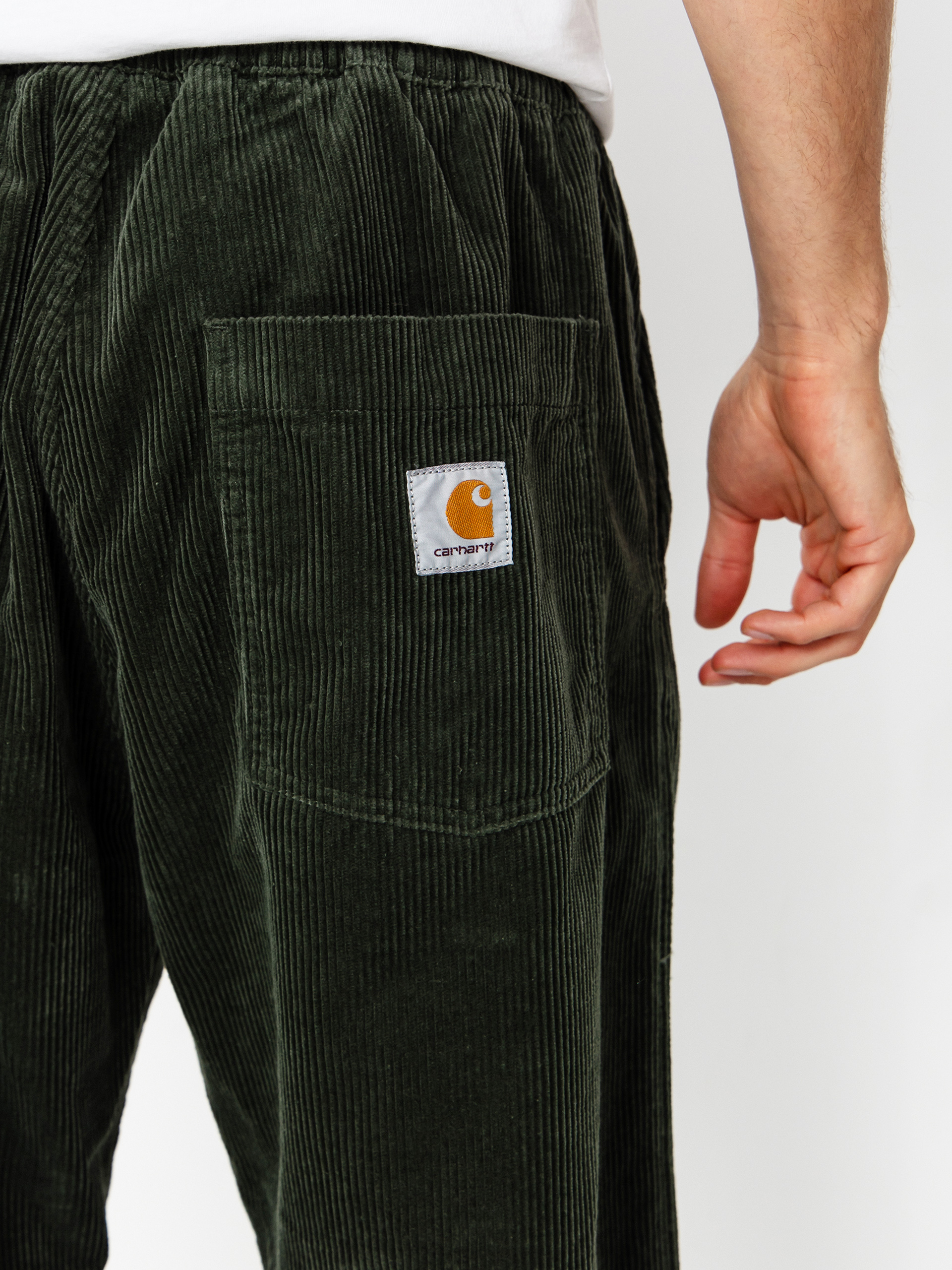 Pantaloni Carhartt WIP Floyde (opuntia/rinsed)