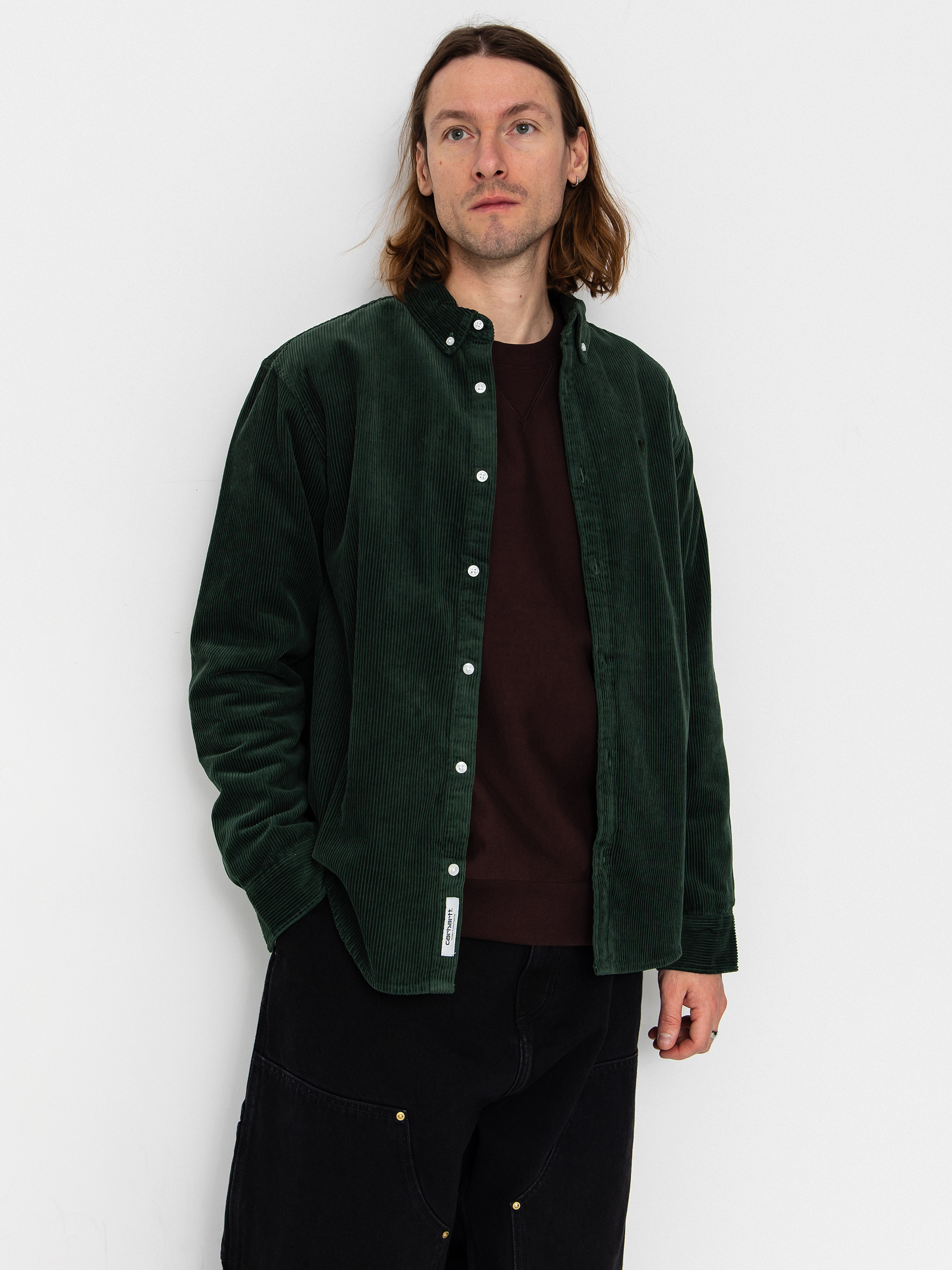 Cămașă Carhartt WIP Madison Cord (sycamore tree/sycamore tree)