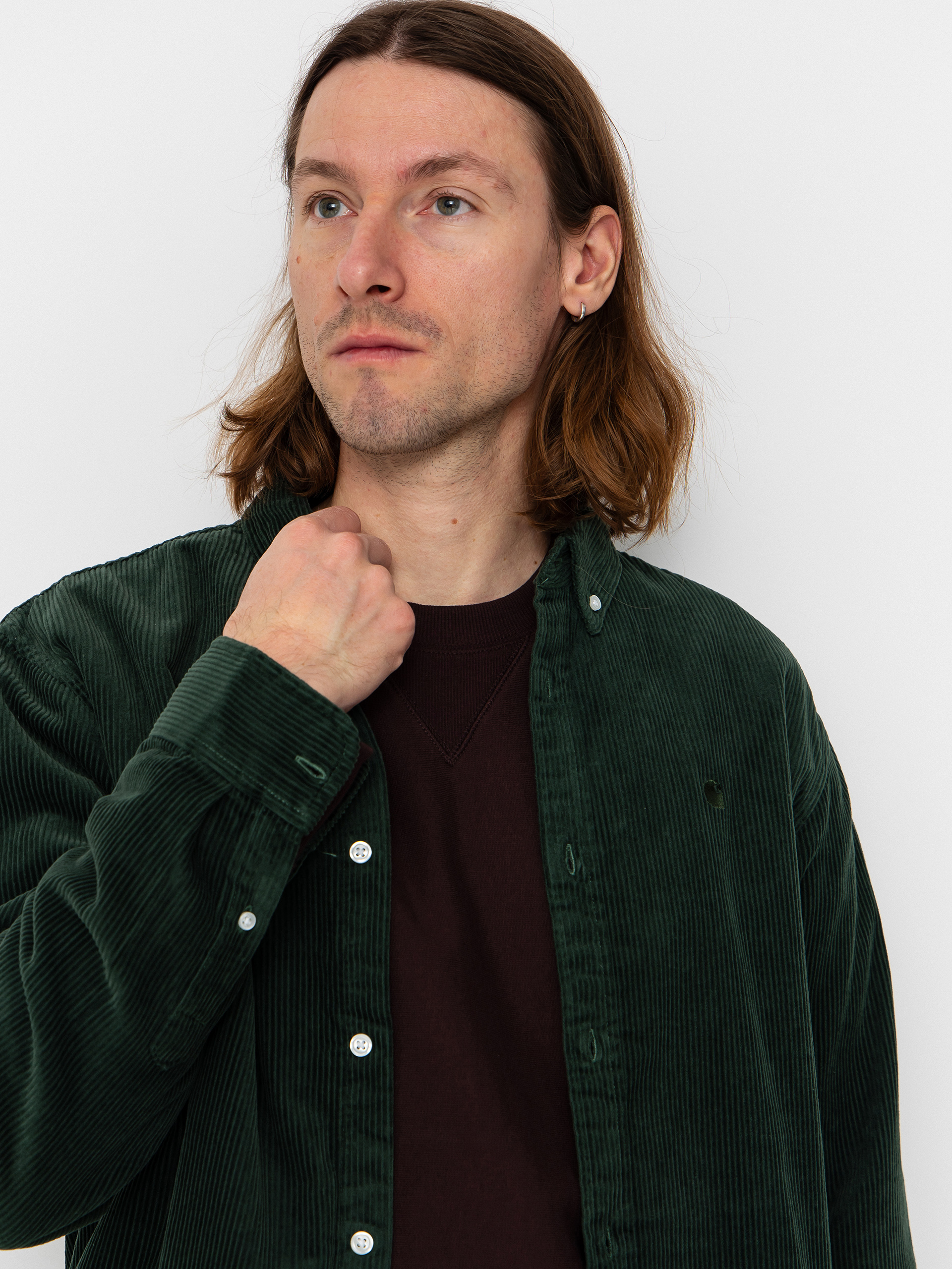 Cămașă Carhartt WIP Madison Cord (sycamore tree/sycamore tree)